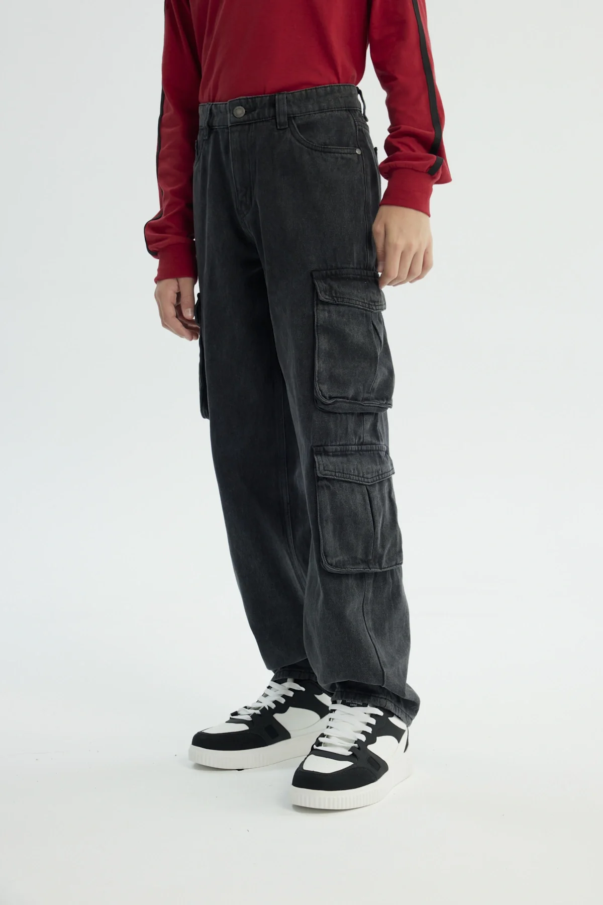 Jeans Niño Baggy Negro - Image 2
