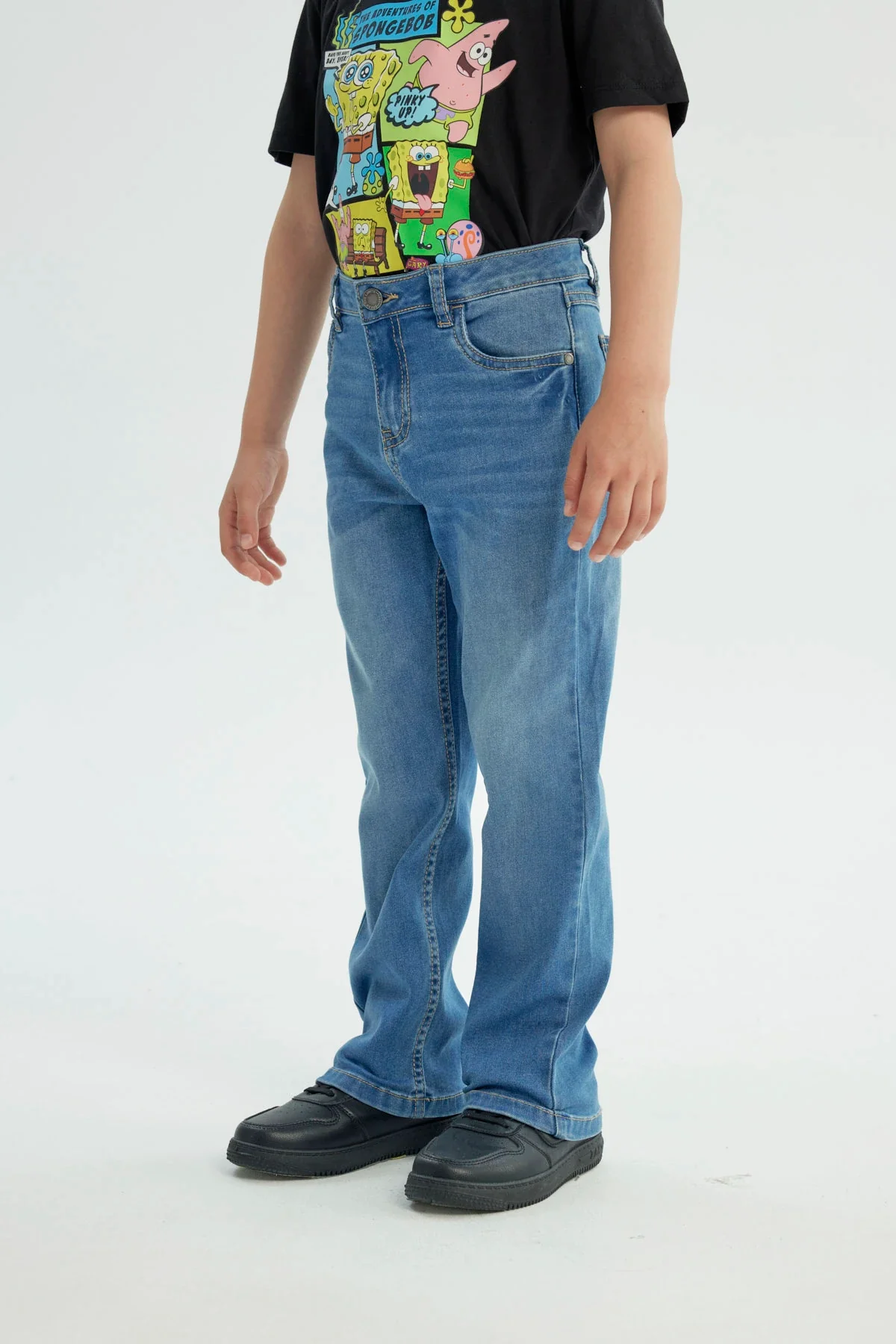 Jeans Niño Calce Recto Azul - Image 2