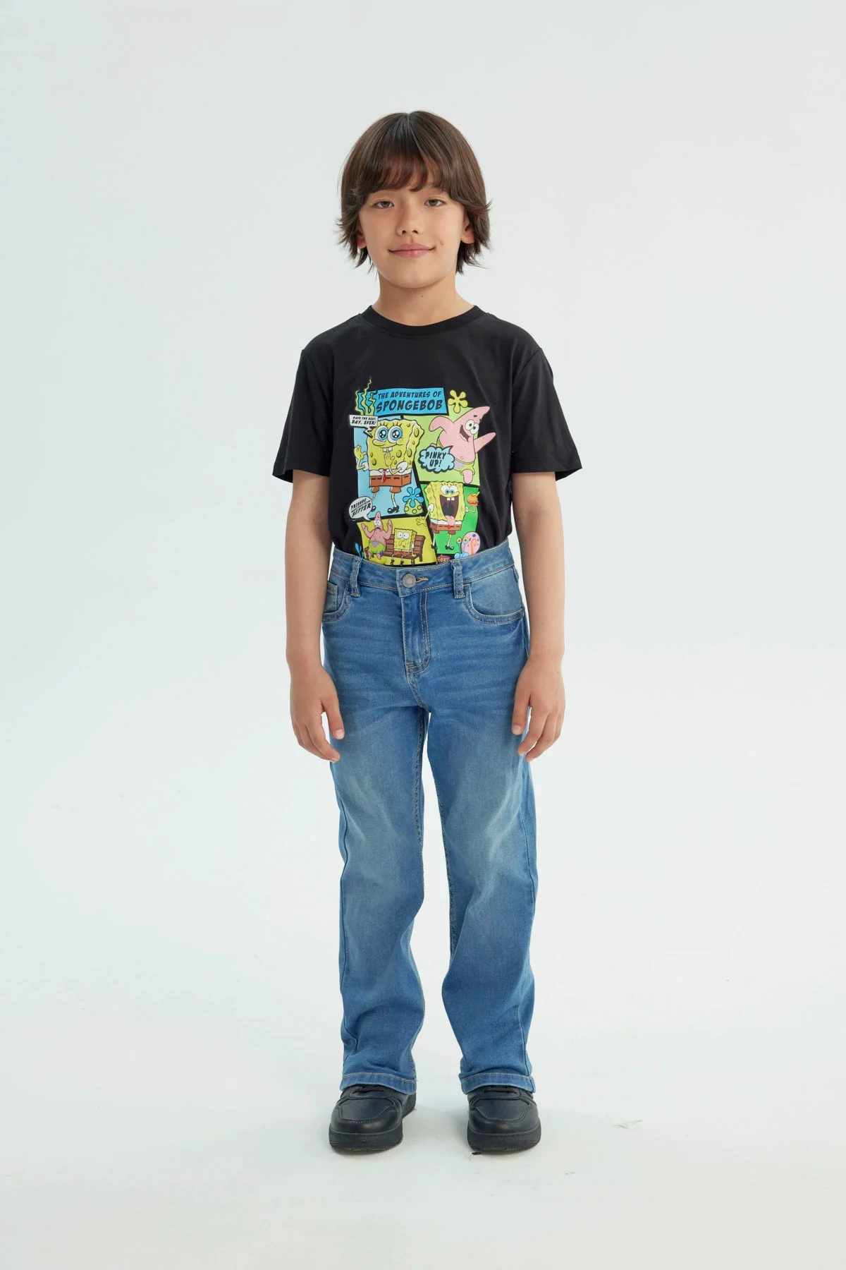 Jeans Niño Calce Recto Azul - Image 4
