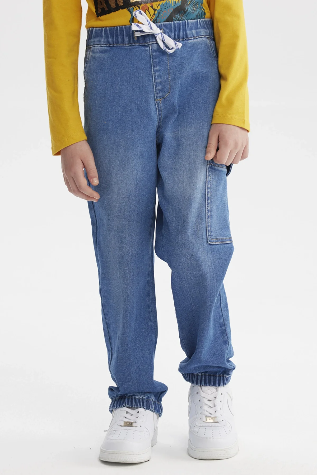 Jeans Niño Pitillo Azul Oscuro