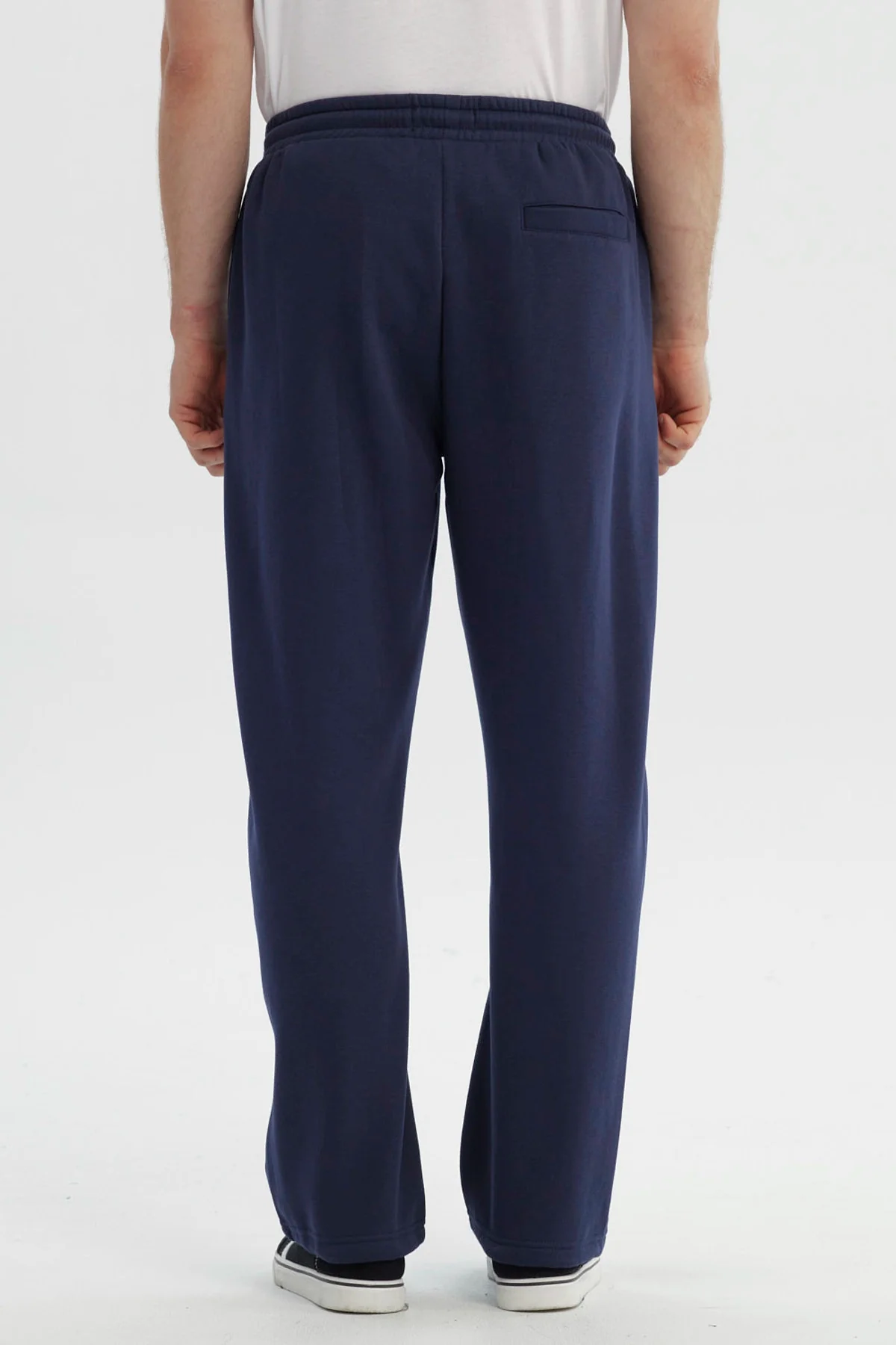 Pantalón Buzo Hombre Calce Recto Azul Marino - Image 3