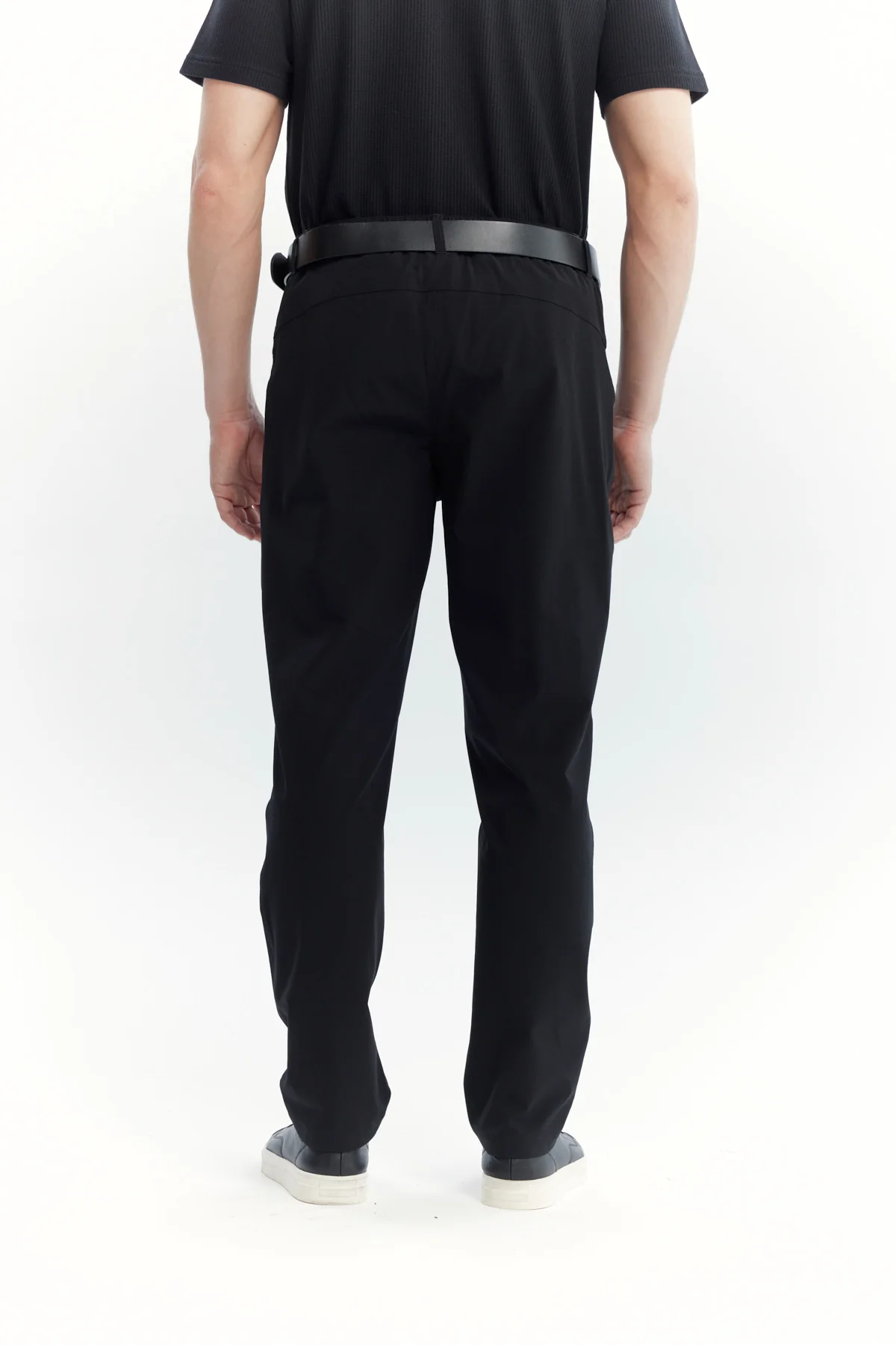 Pantalón Buzo Hombre Calce Recto Negro - Image 3