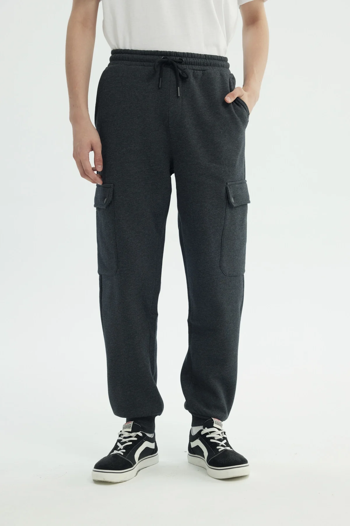 Pantalón Buzo Hombre Clásico Gris
