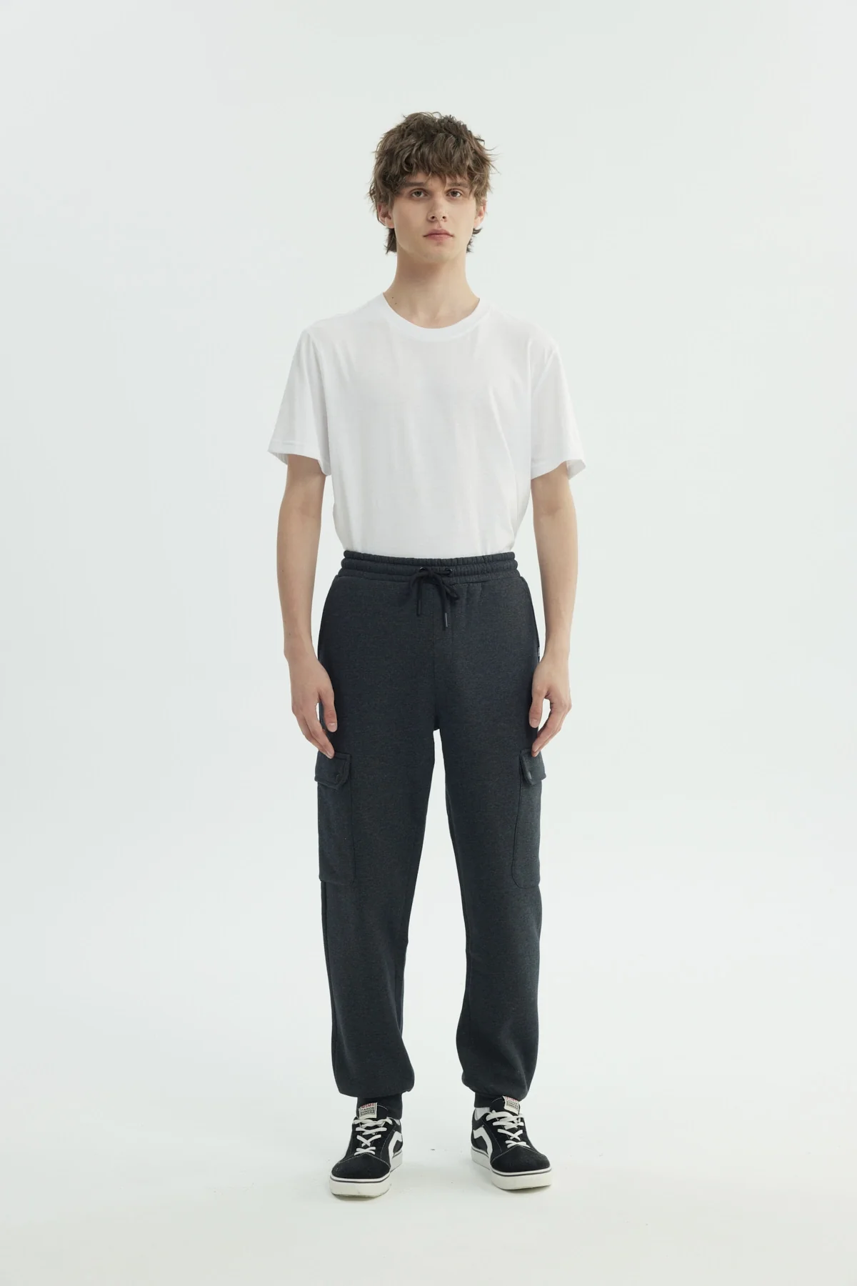 Pantalón Buzo Hombre Clásico Gris - Image 4