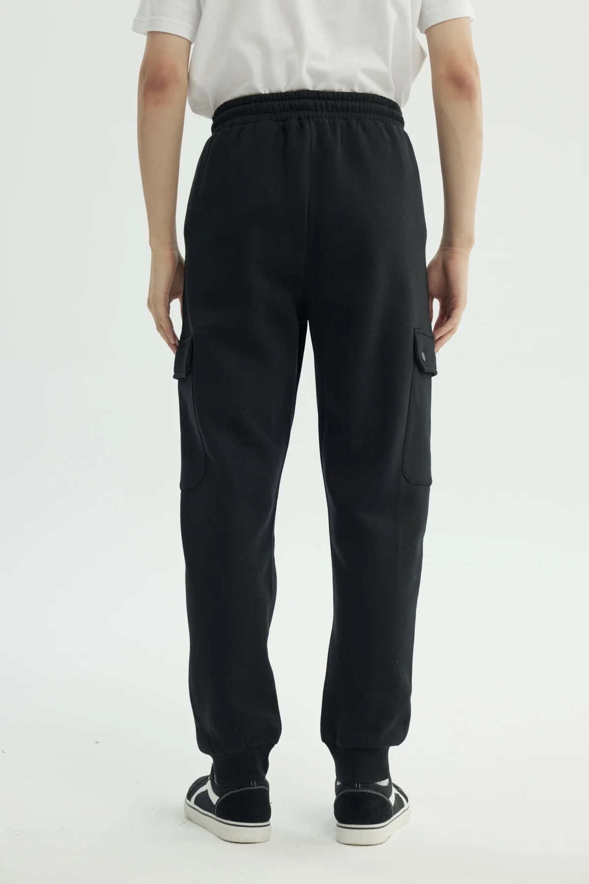 Pantalón Buzo Hombre Clásico Negro - Image 3