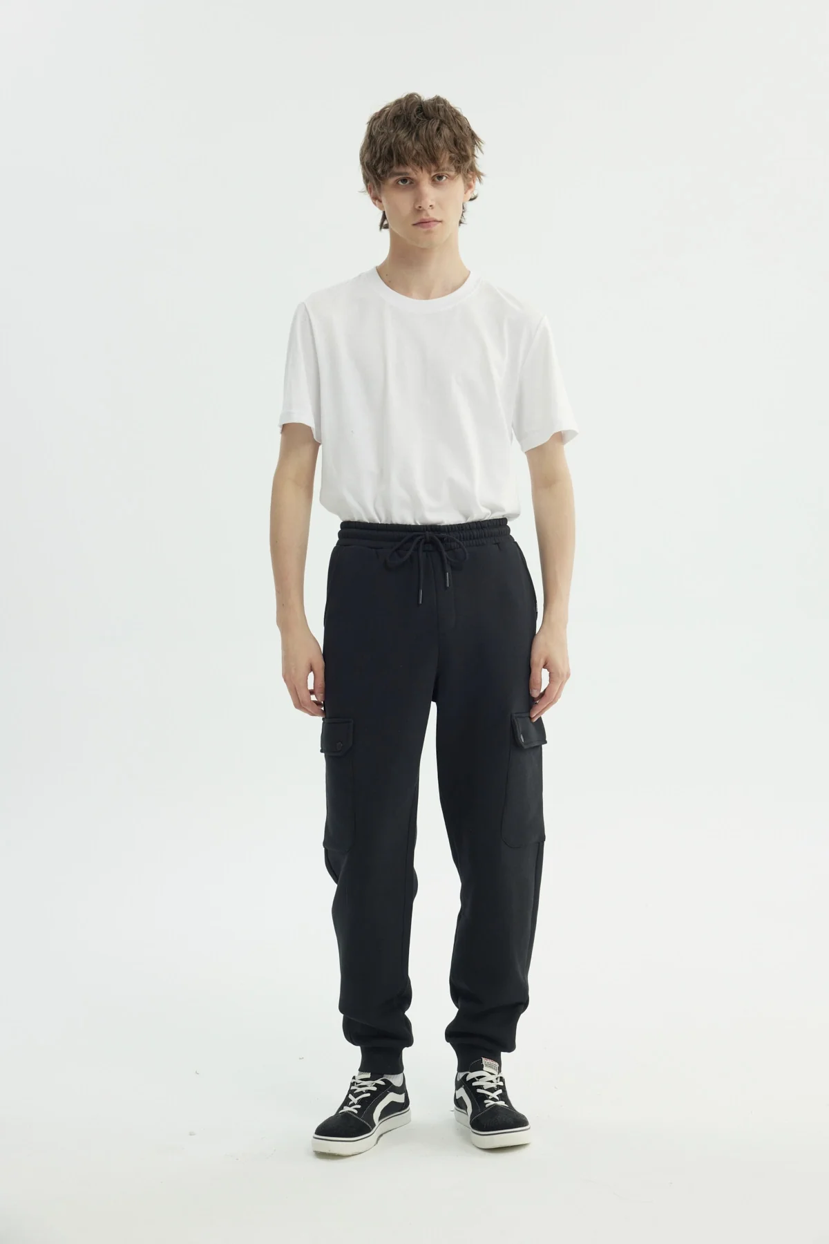Pantalón Buzo Hombre Clásico Negro - Image 4