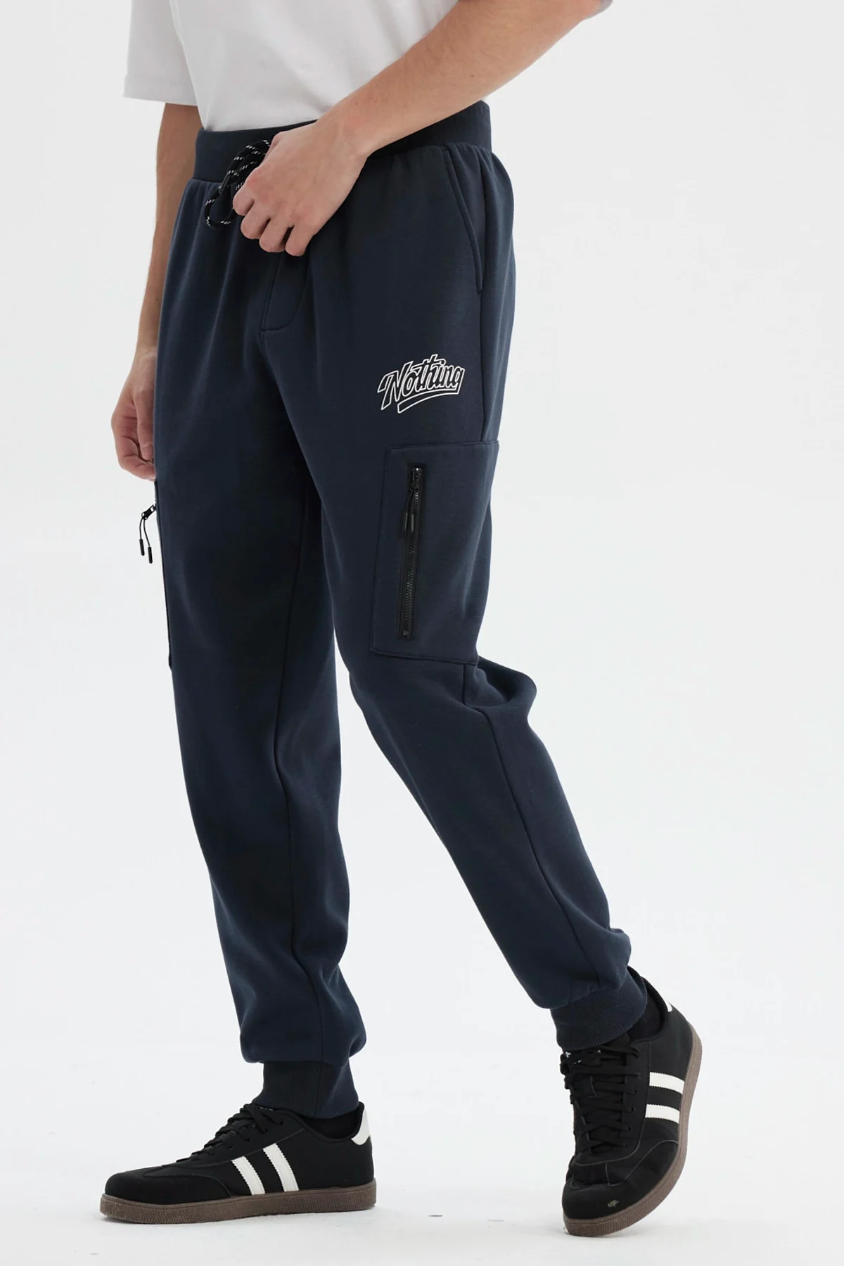 Pantalón Buzo Hombre Pitillo Marengo - Image 2