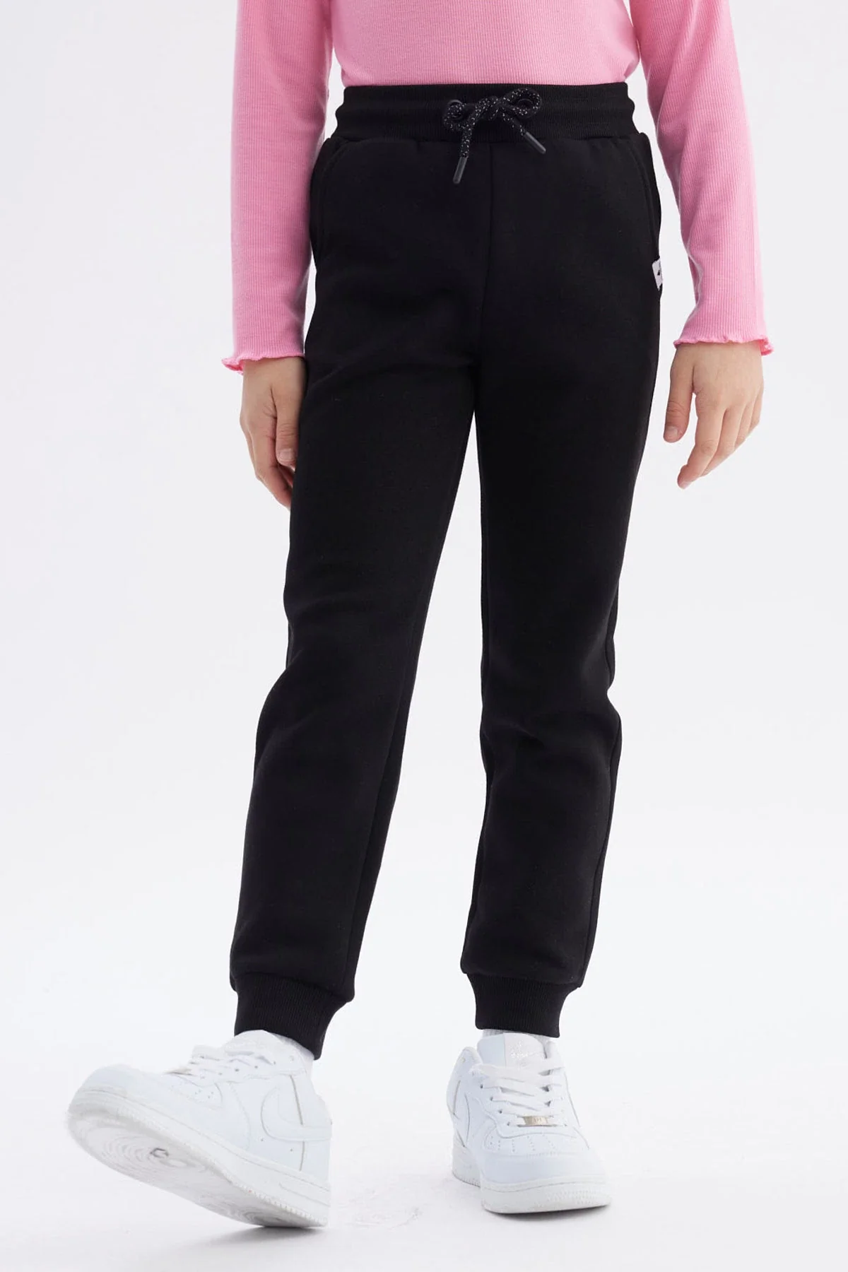 Pantalón Buzo Niña Jogger Negro
