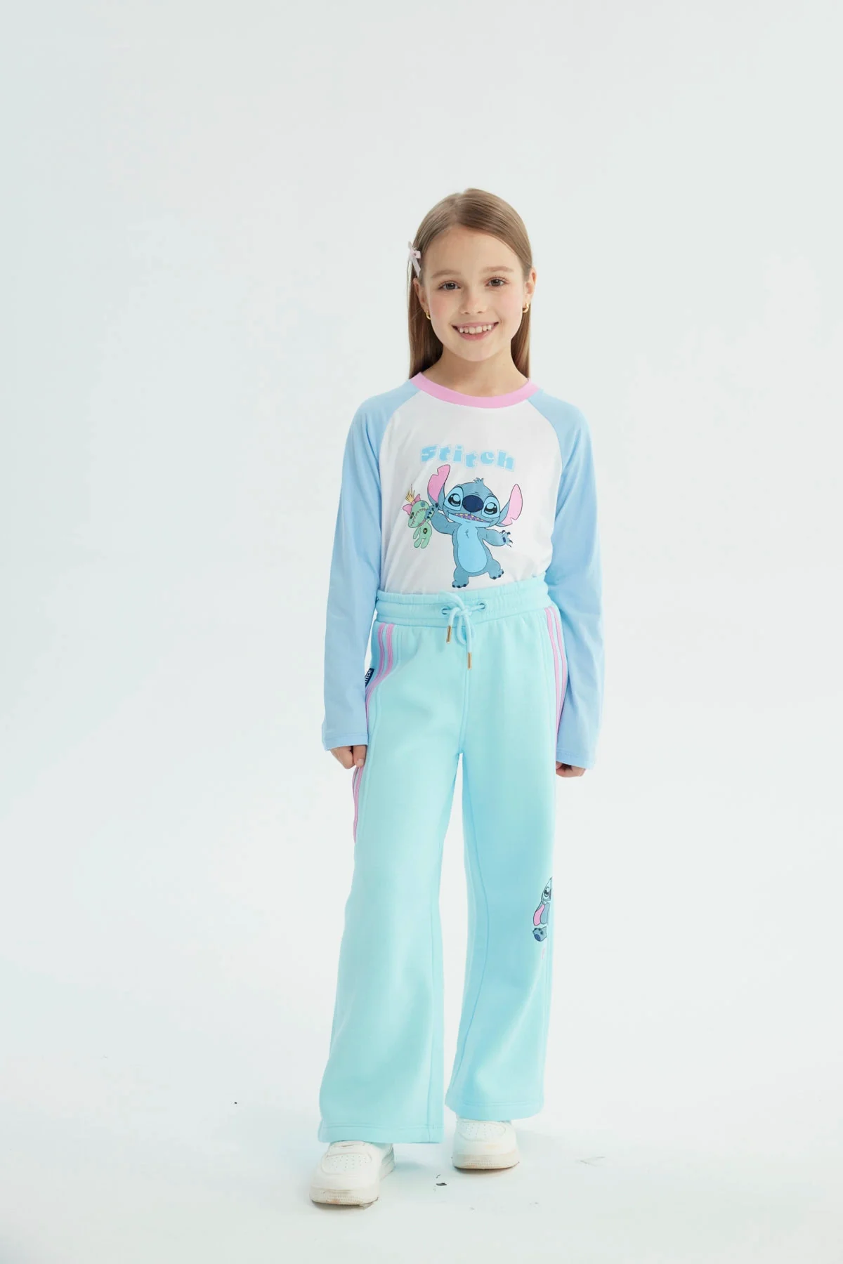 Pantalón Buzo Niña Lilo & Stitch Celeste - Image 4