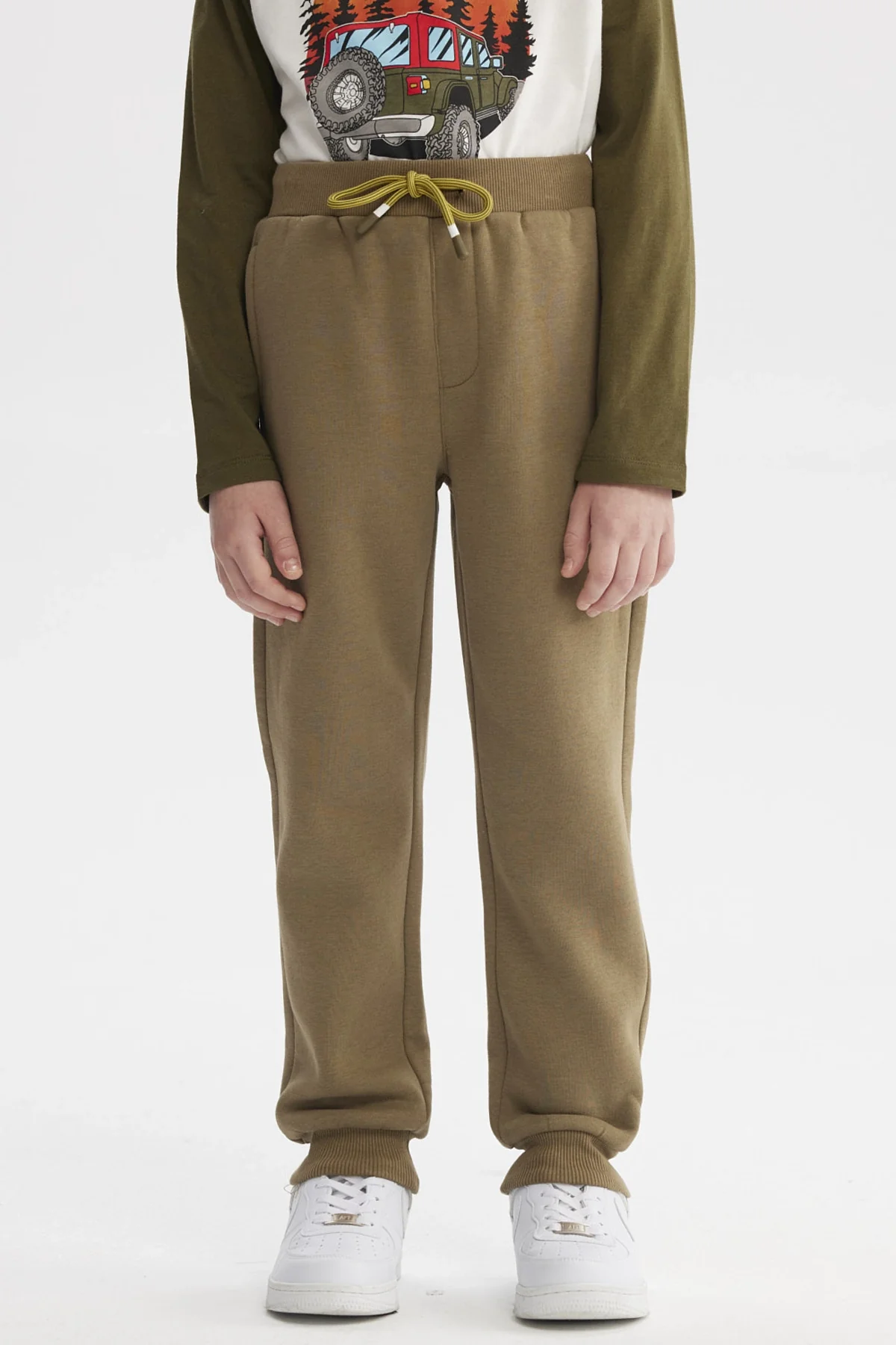 Pantalón Buzo Niño Bipack Toddler Verde Militar