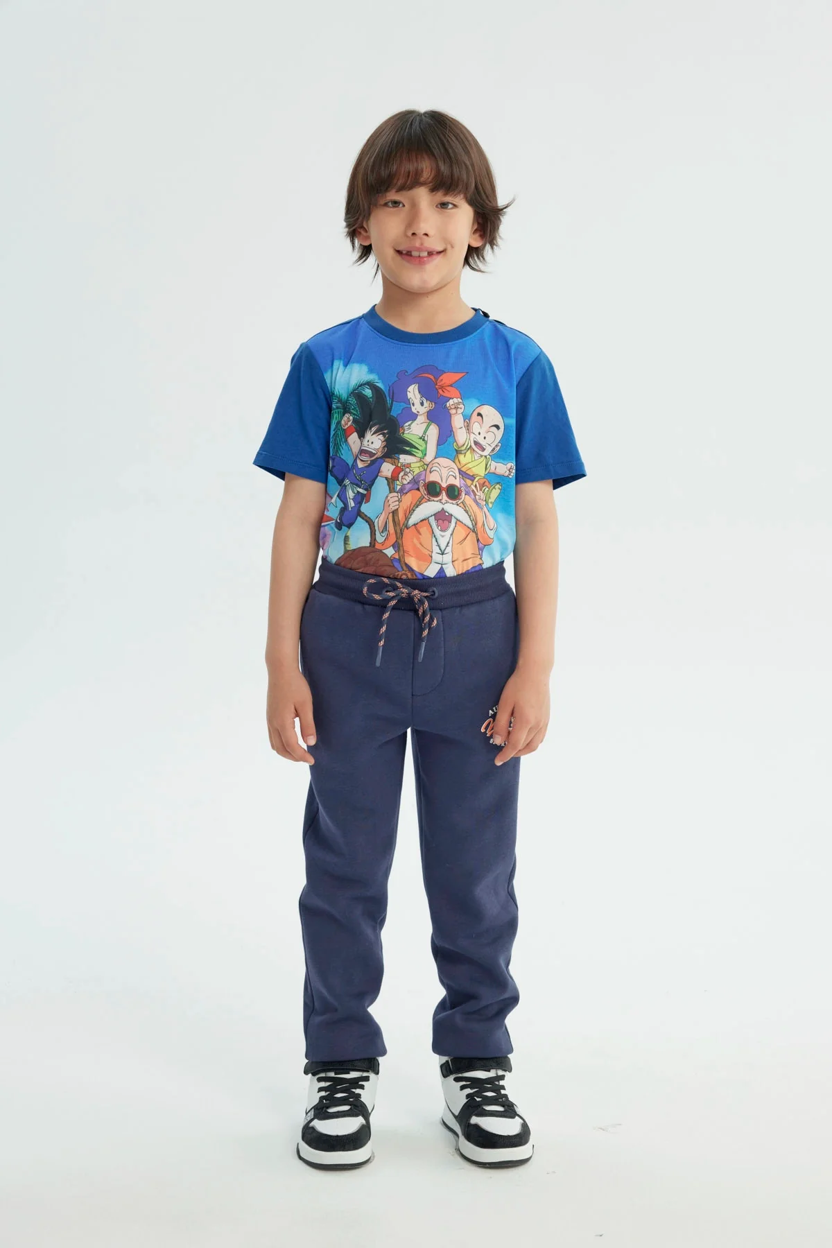 Pantalón Buzo Niño Jogger Azul Oscuro - Image 4