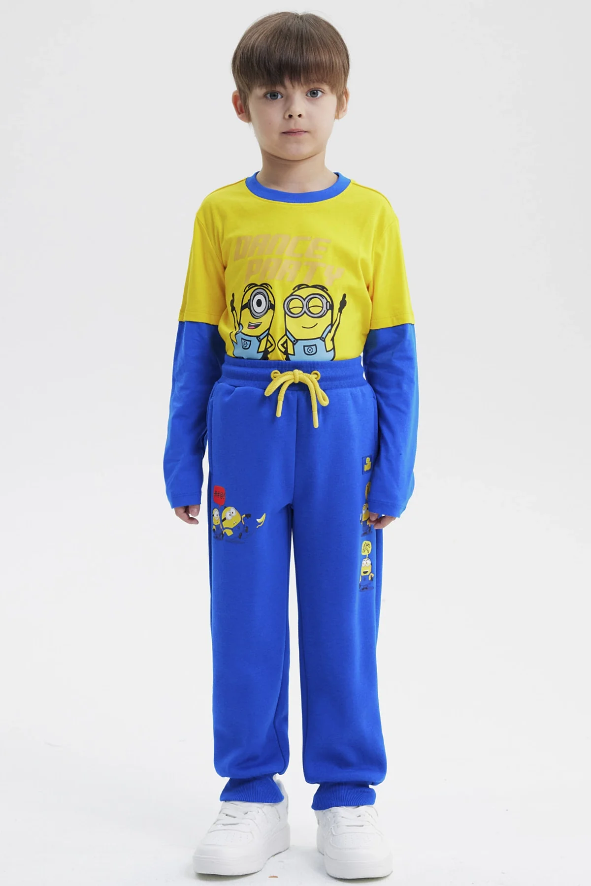 Pantalón Buzo Niño Minions Azul - Image 4