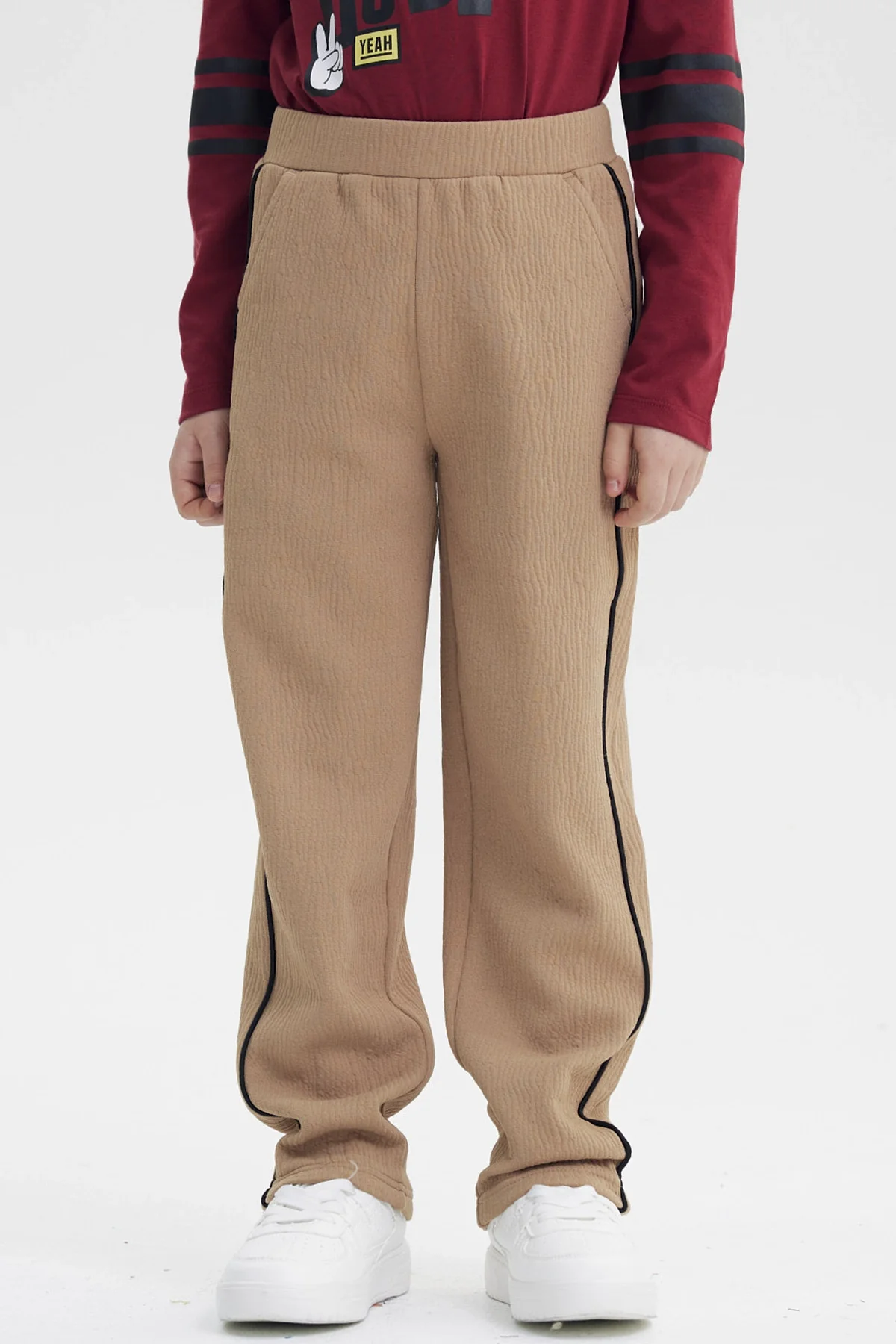 Pantalón Buzo Niño Pitillo Kaki