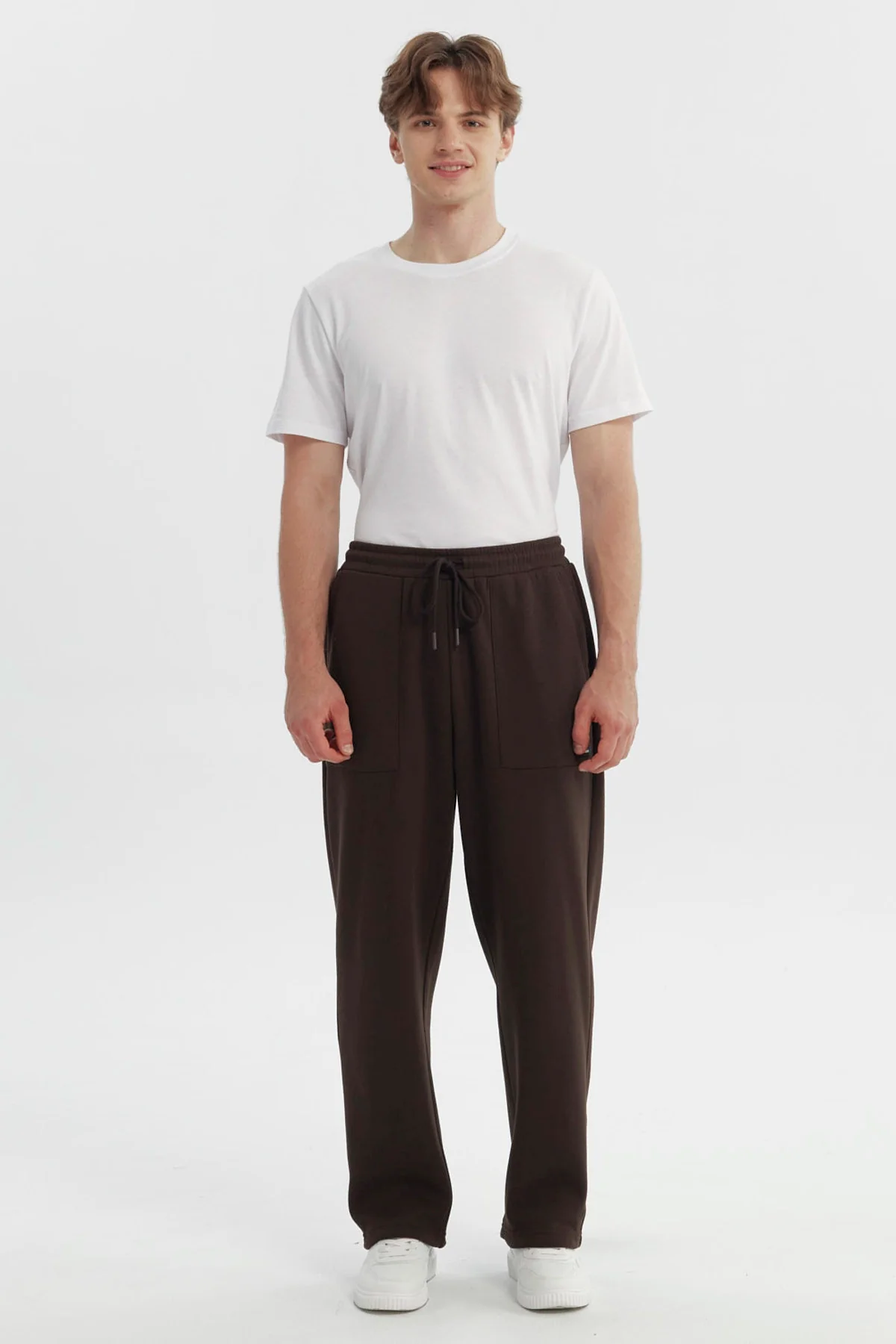 Pantalón Hombre Amplio Café - Image 4
