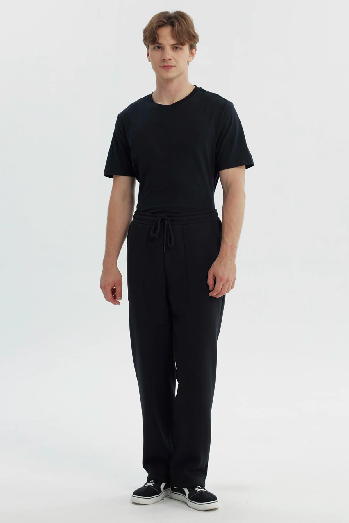 Pantalón Hombre Amplio Negro - Image 4