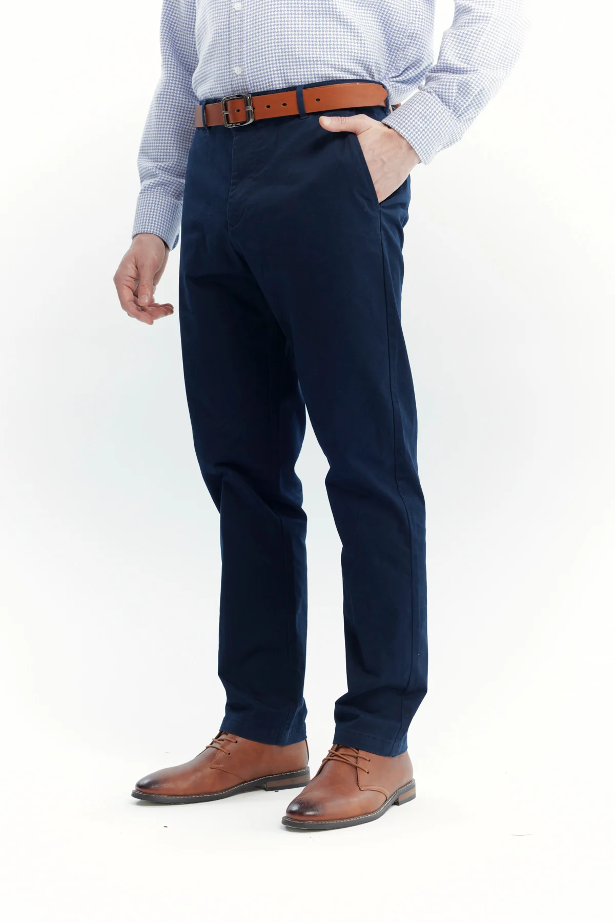 Pantalón Hombre Calce Recto Azul Marino - Image 2