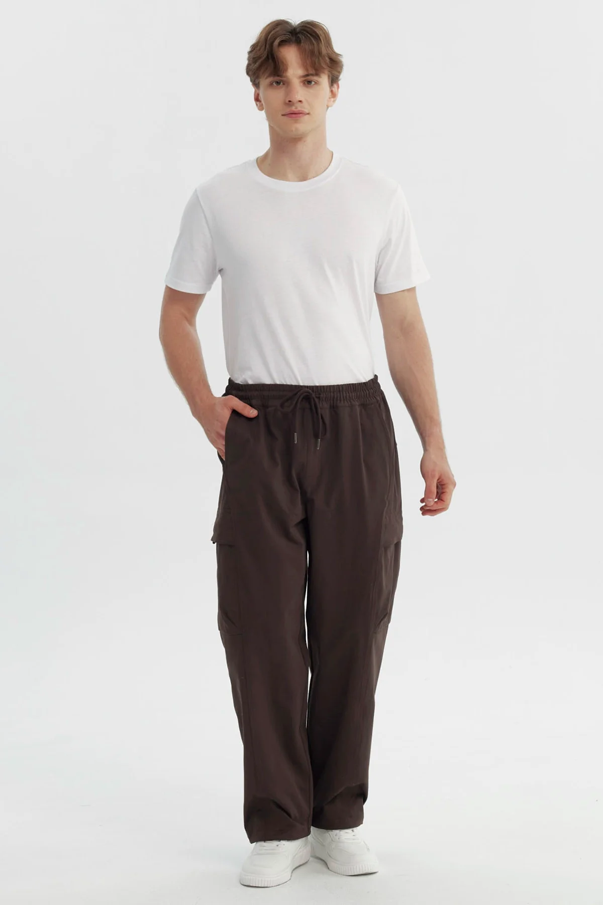 Pantalón Hombre Calce Recto Café - Image 4