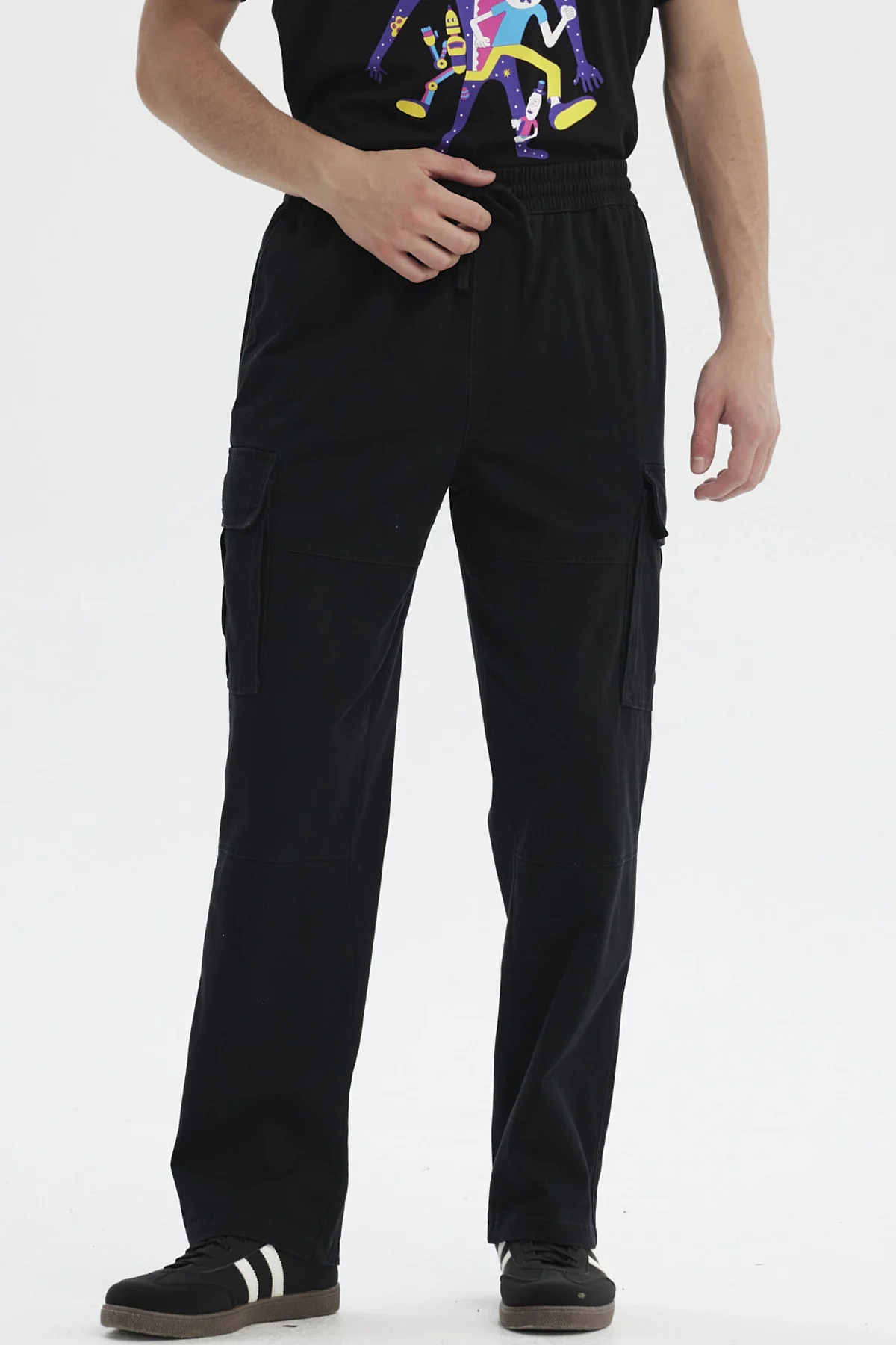Pantalón Hombre Calce Recto Negro