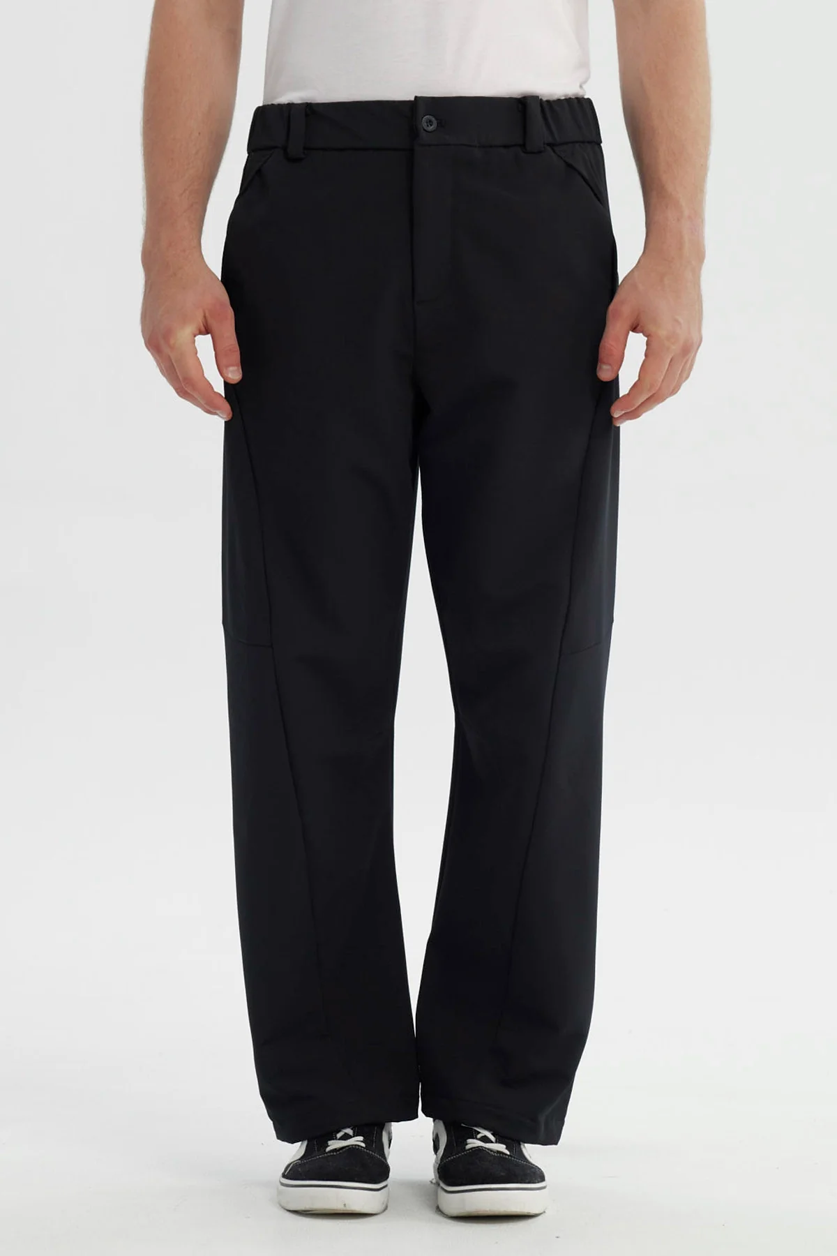 Pantalón Hombre Calce Recto Negro