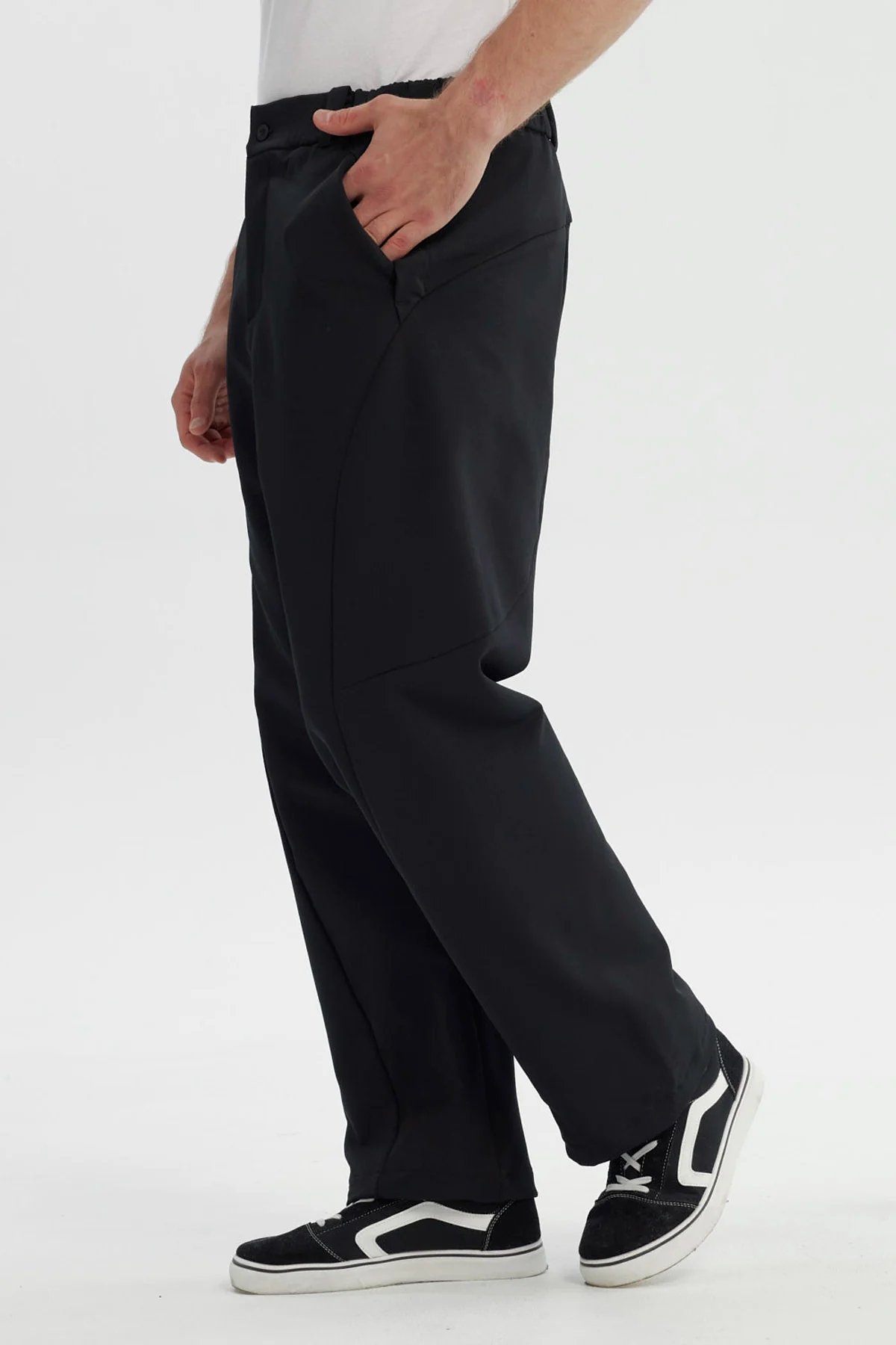 Pantalón Hombre Calce Recto Negro - Image 2