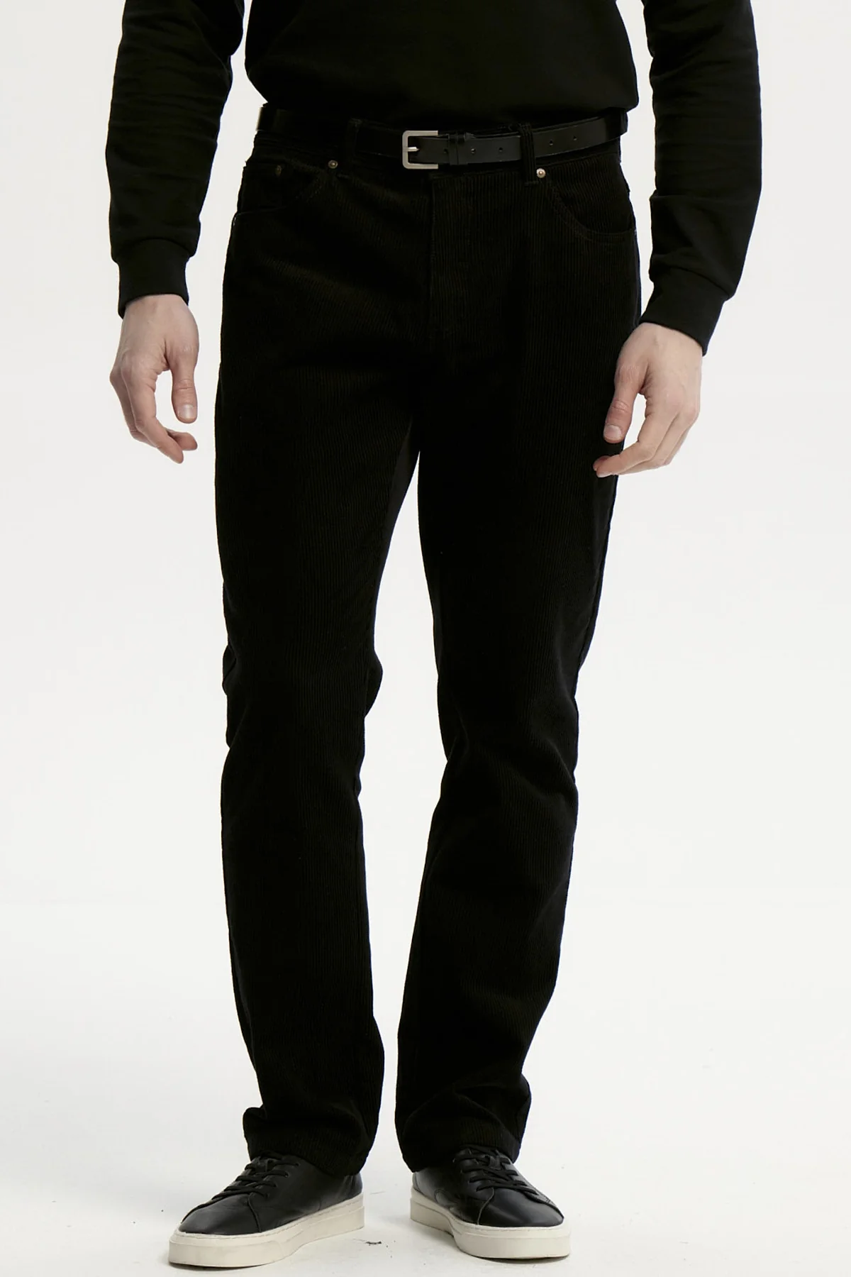 Pantalón Hombre Cotelé Negro