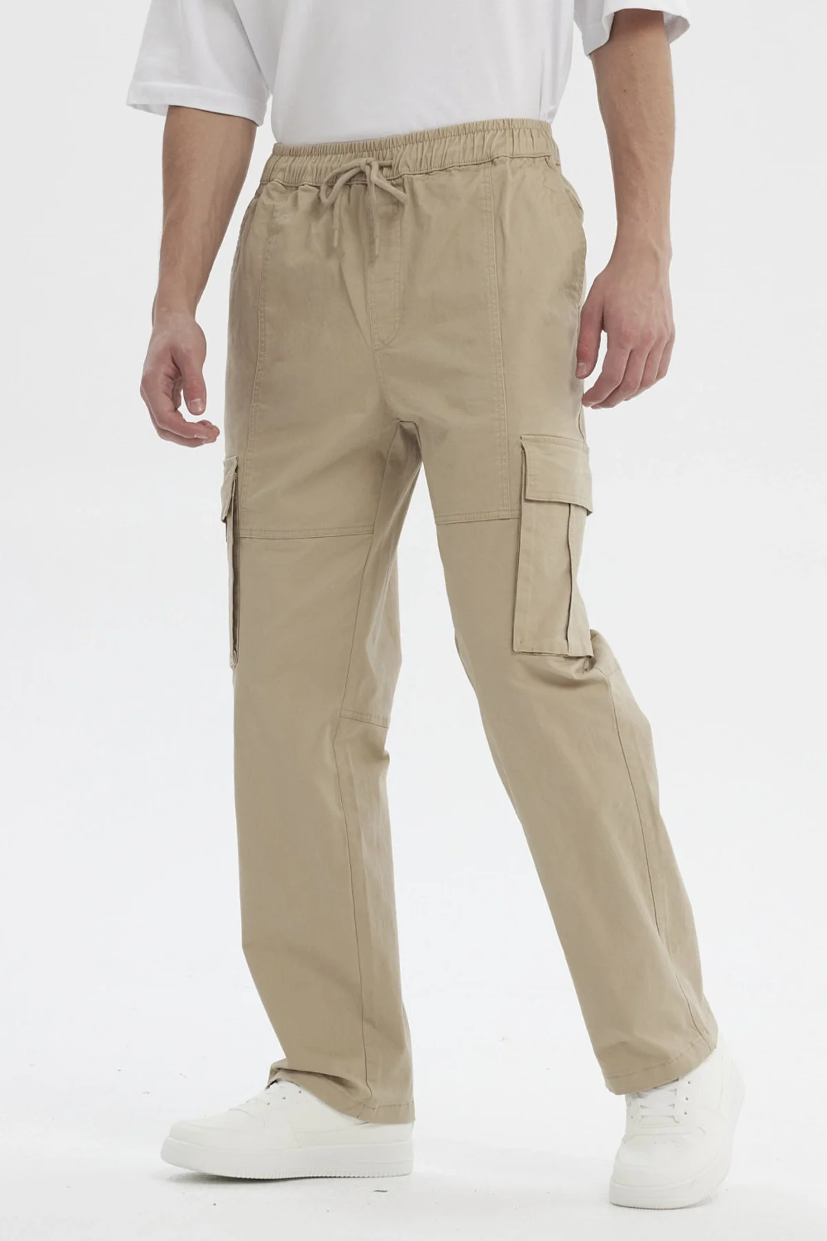Pantalón Hombre Juvenil Calce Recto Beige - Image 2