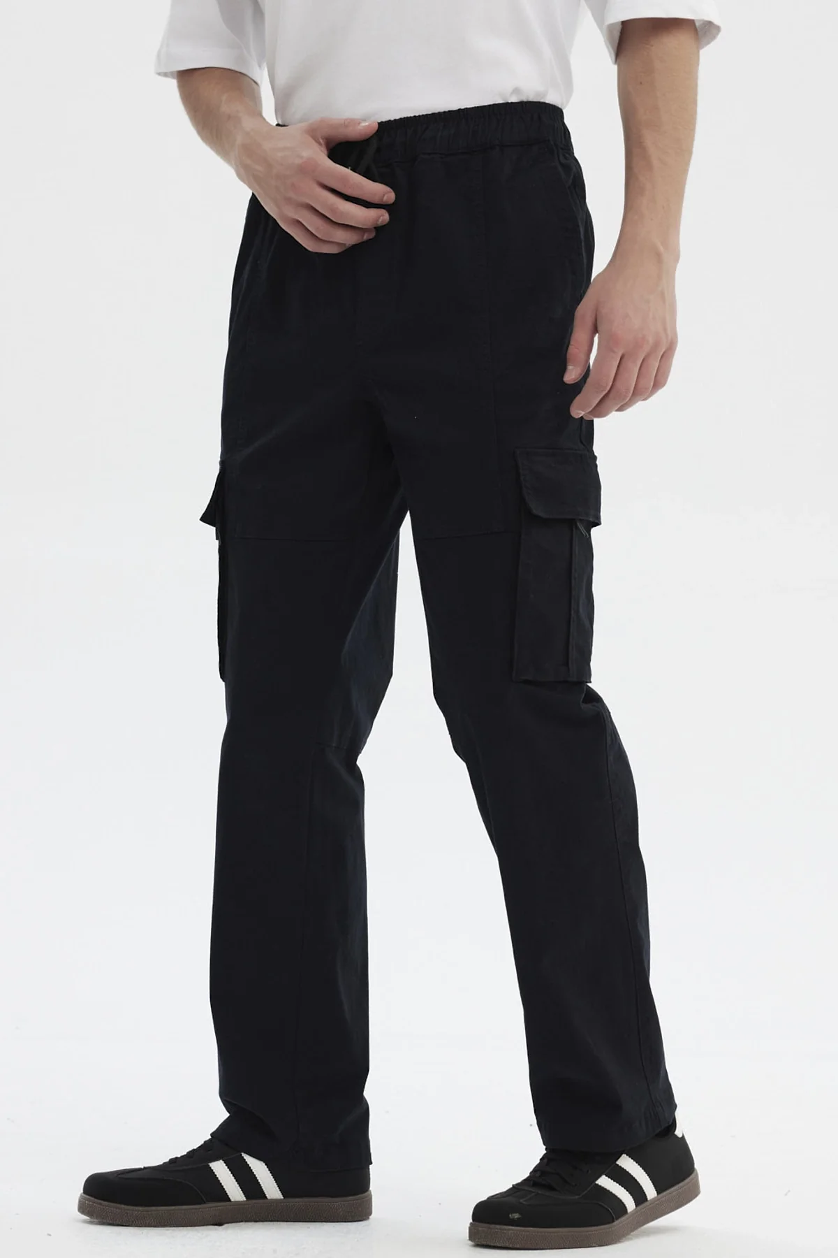 Pantalón Hombre Juvenil Calce Recto Negro - Image 2