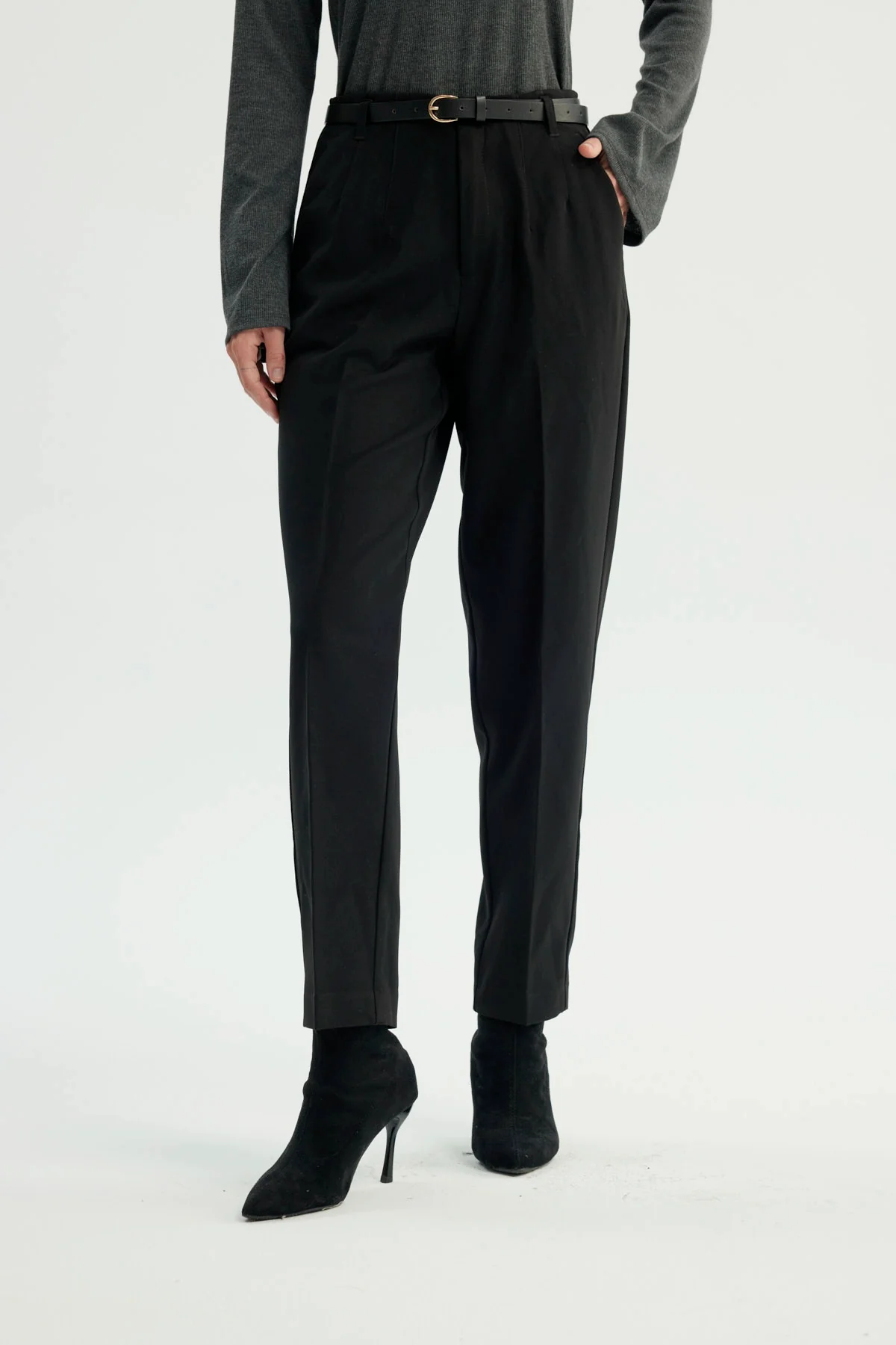 Pantalón Mujer Pitillo Negro