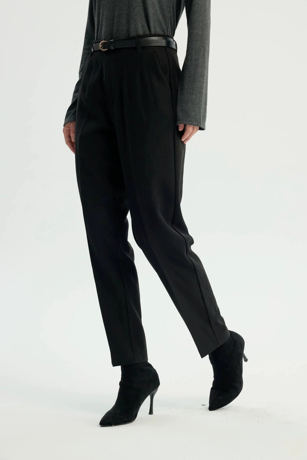 Pantalón Mujer Pitillo Negro - Image 2