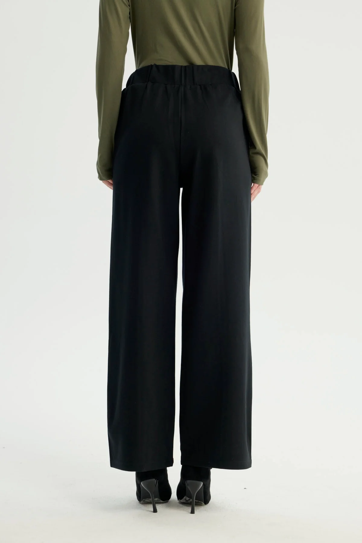 Pantalón Mujer Recto Negro - Image 3