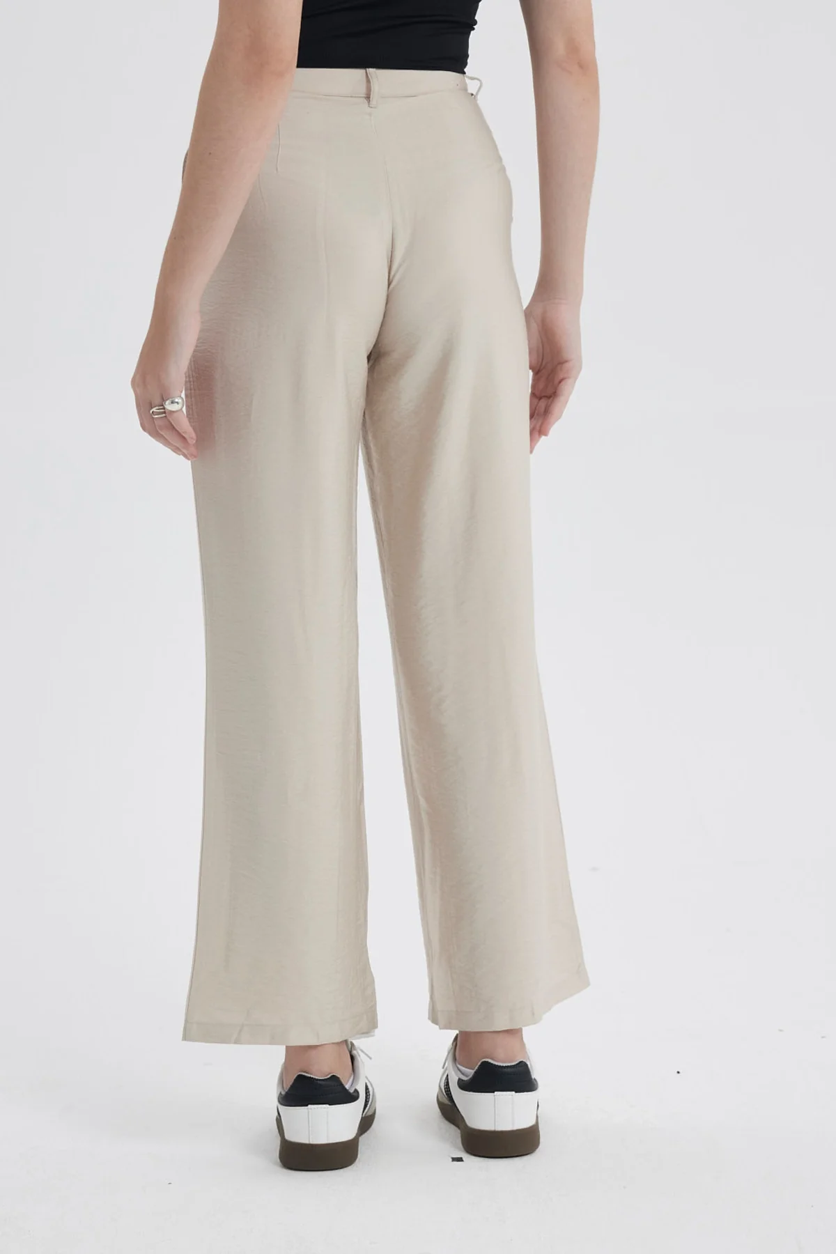 Pantalón Mujer Sastrero Beige - Image 3