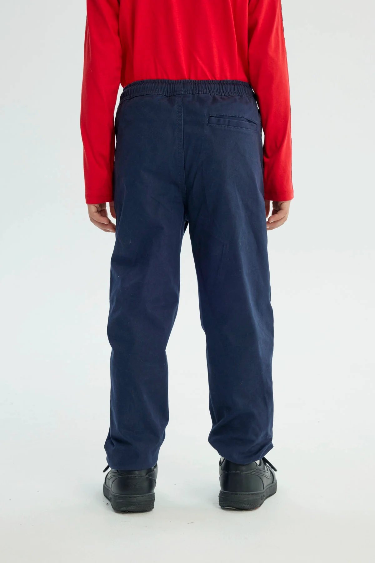 Pantalón Niño Pitillo Azul Marino - Image 3