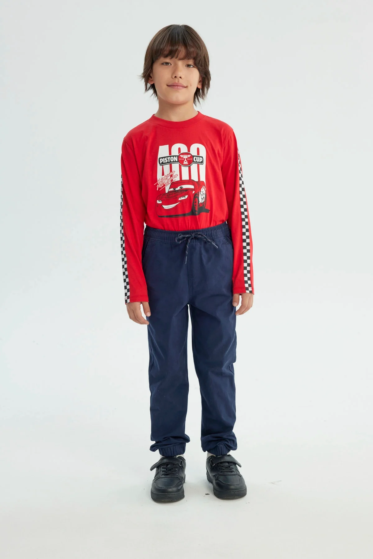 Pantalón Niño Pitillo Azul Marino - Image 4