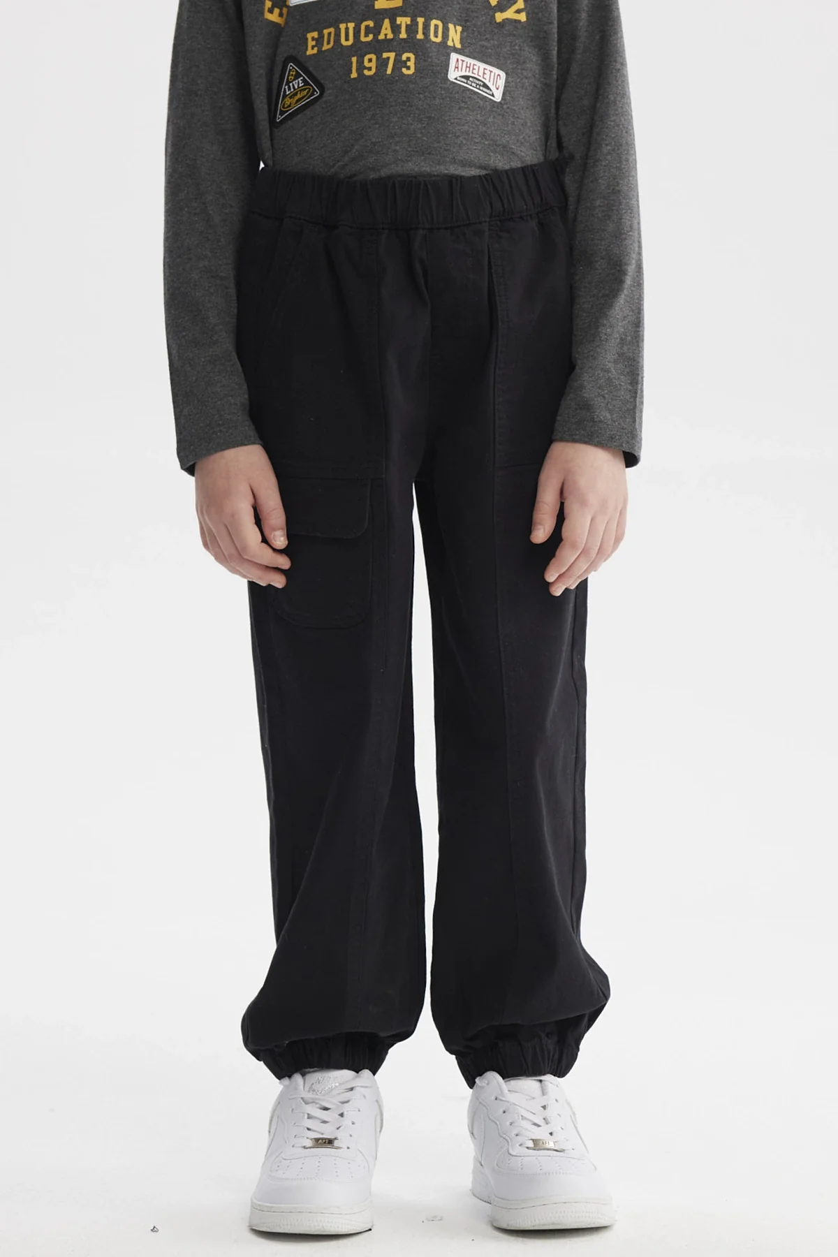 Pantalón Niño Pitillo Negro