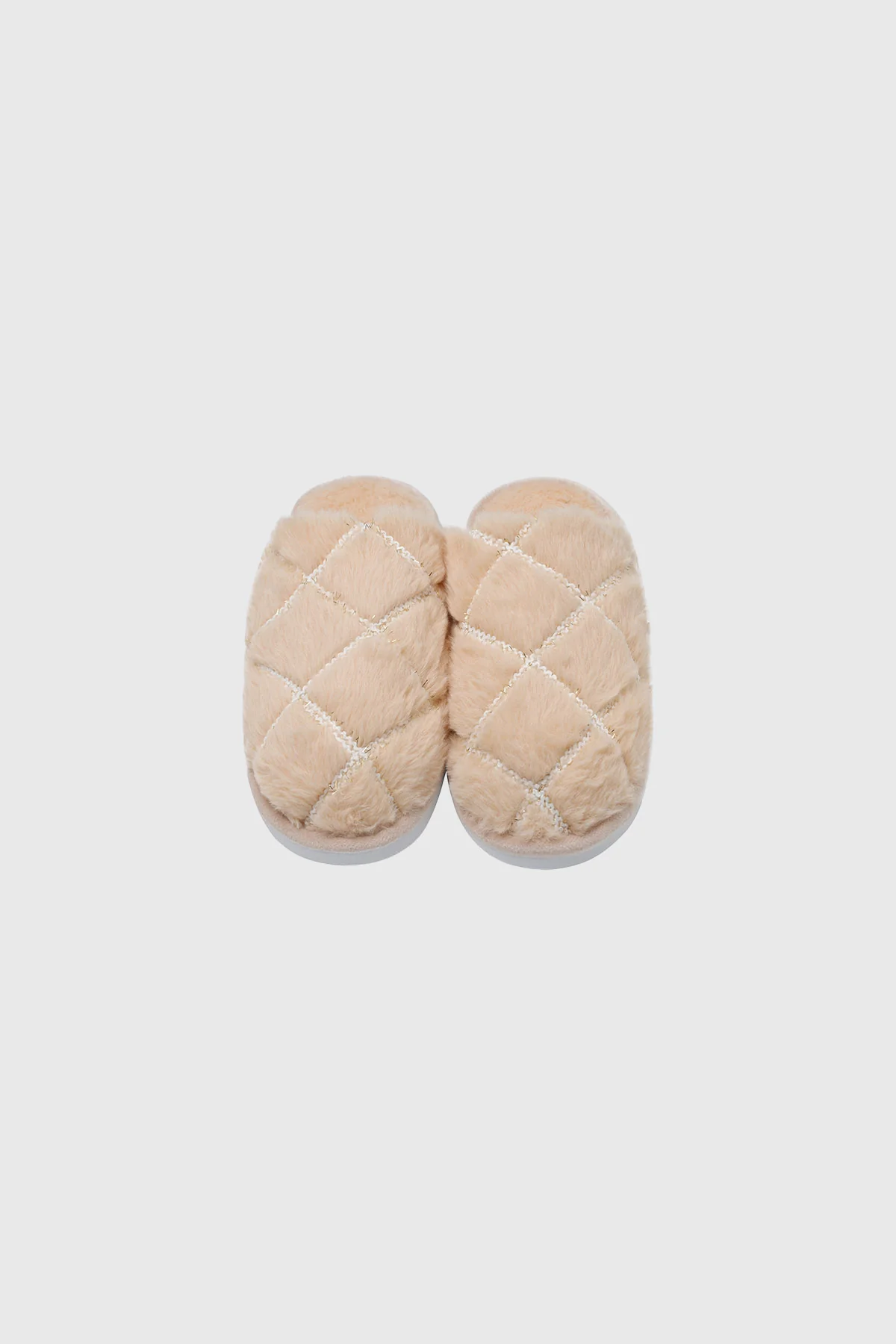 Pantufla Mujer Casual Beige