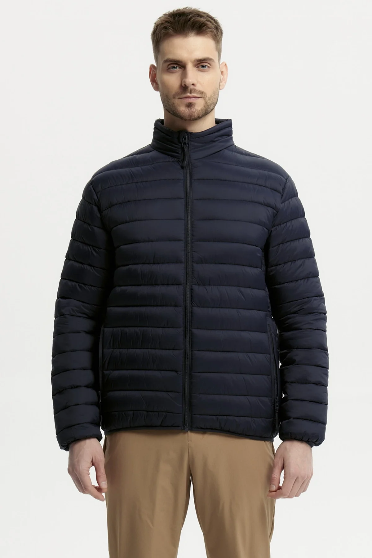 Parka Hombre Básica Azul Marino - Image 2