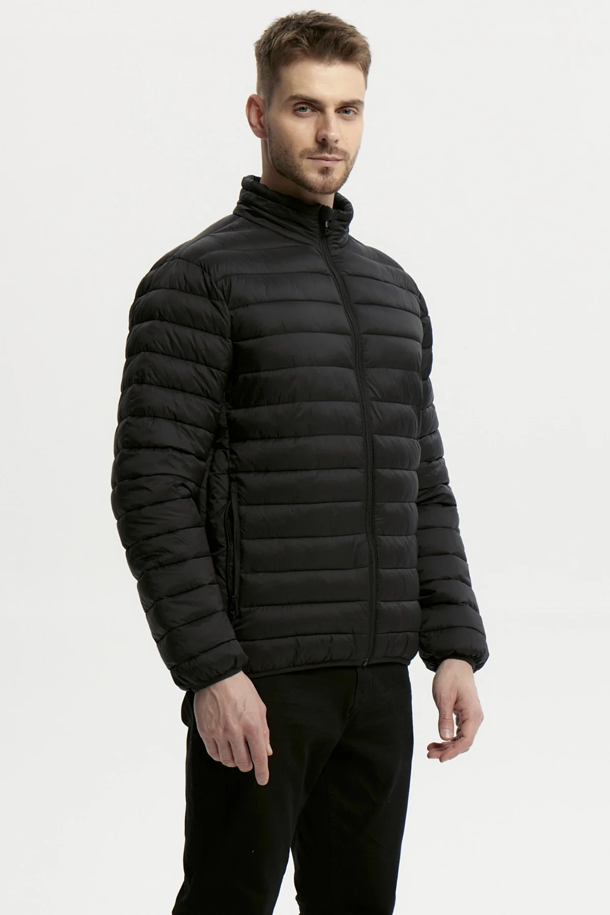Parka Hombre Básica Negro