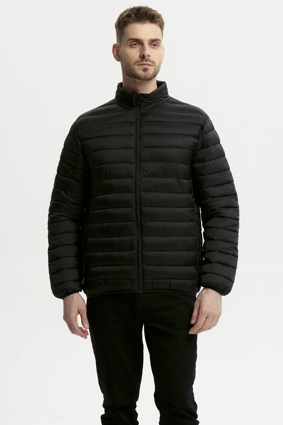 Parka Hombre Básica Negro - Image 2