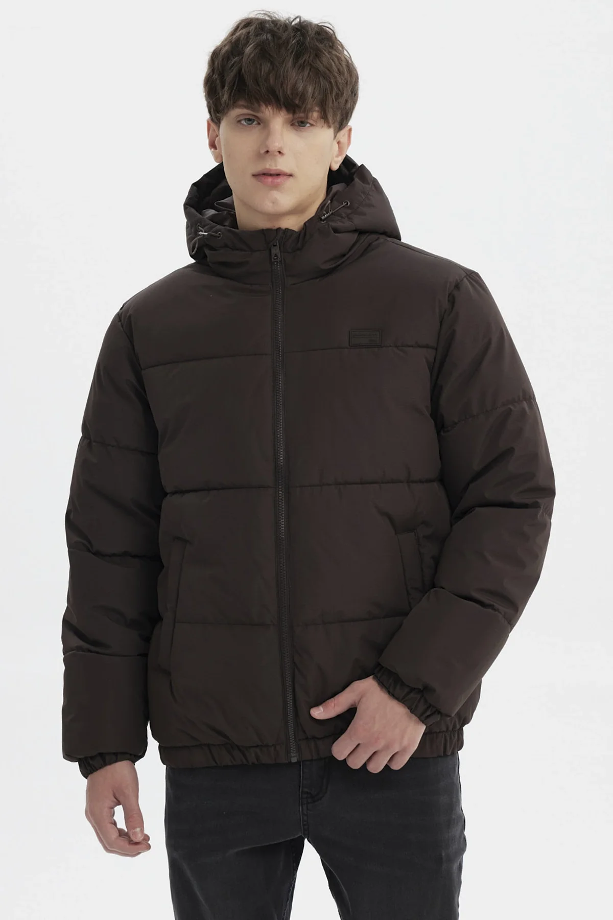 Parka Hombre Slim Chocolate