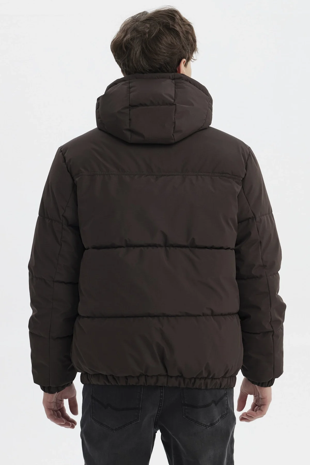 Parka Hombre Slim Chocolate - Image 3