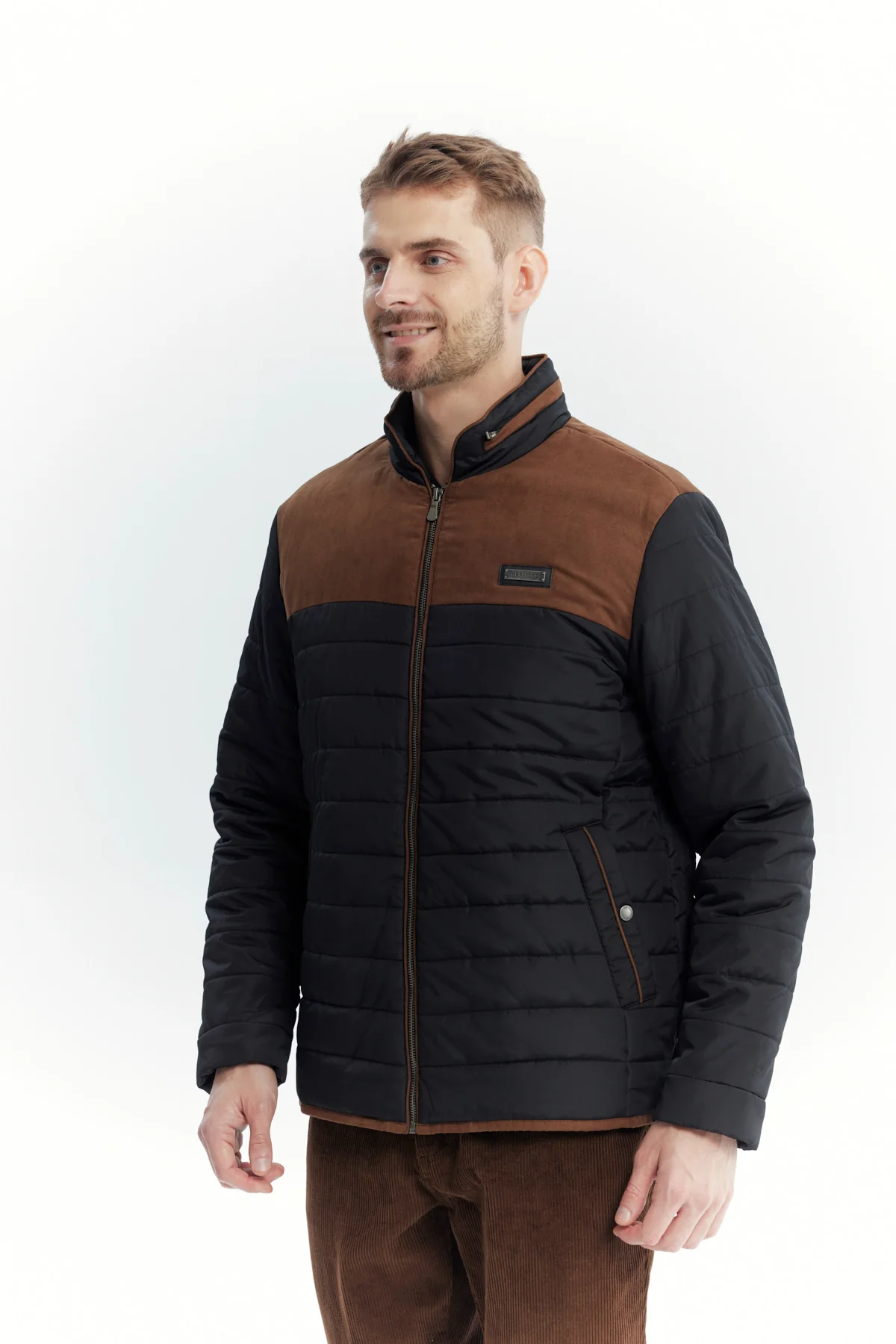 Parka Hombre Slim Negro - Image 2