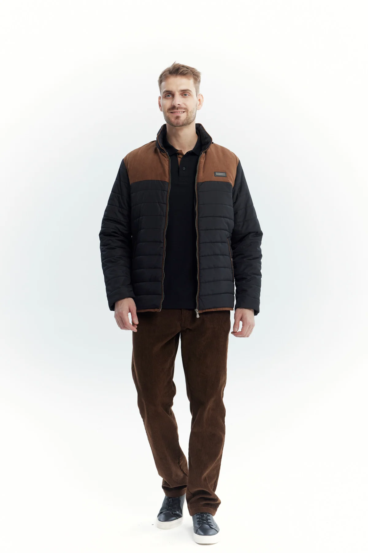 Parka Hombre Slim Negro - Image 4