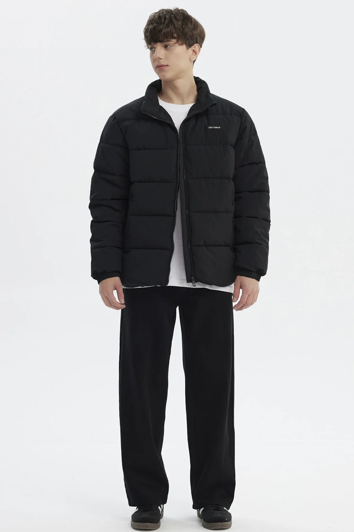 Parka Hombre Slim Negro - Image 4