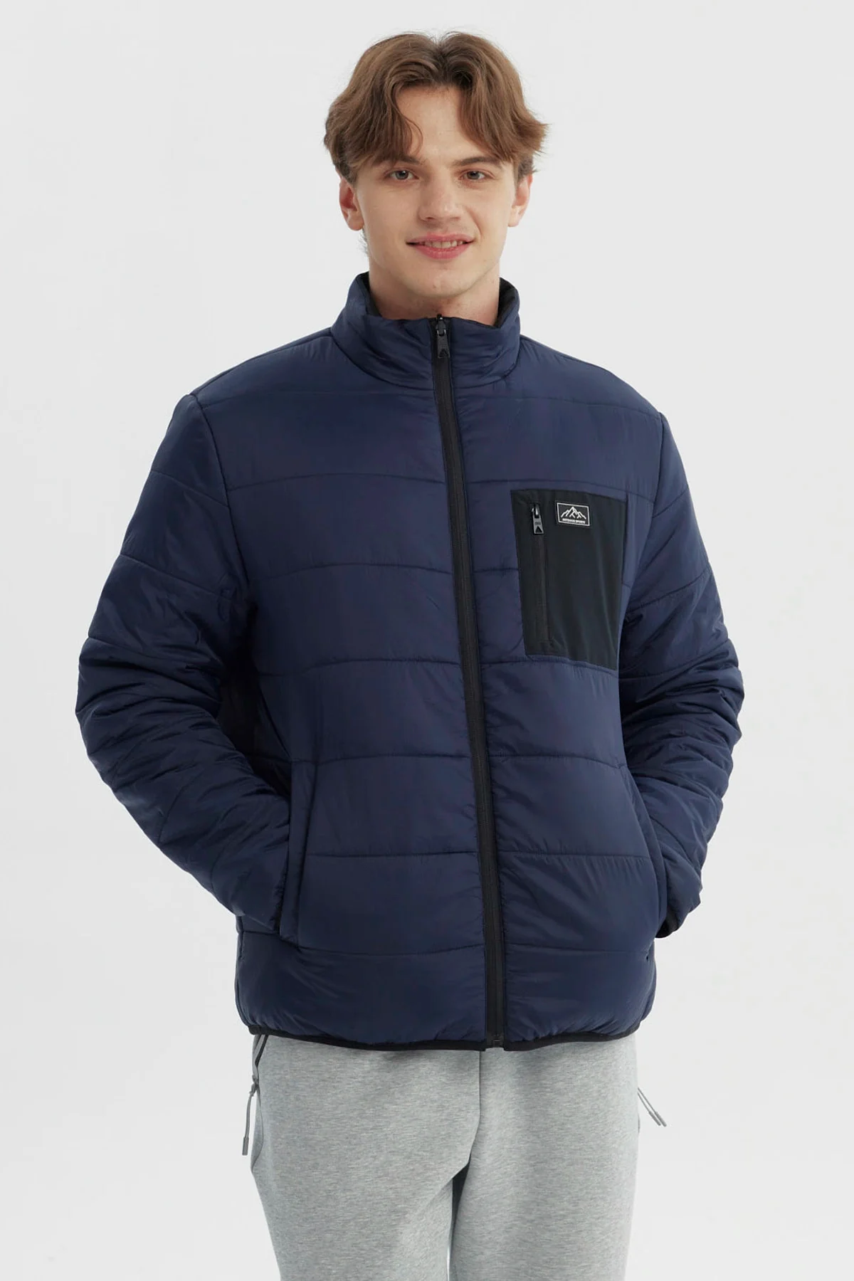 Parka Hombre Slim Reversible Negro - Image 2