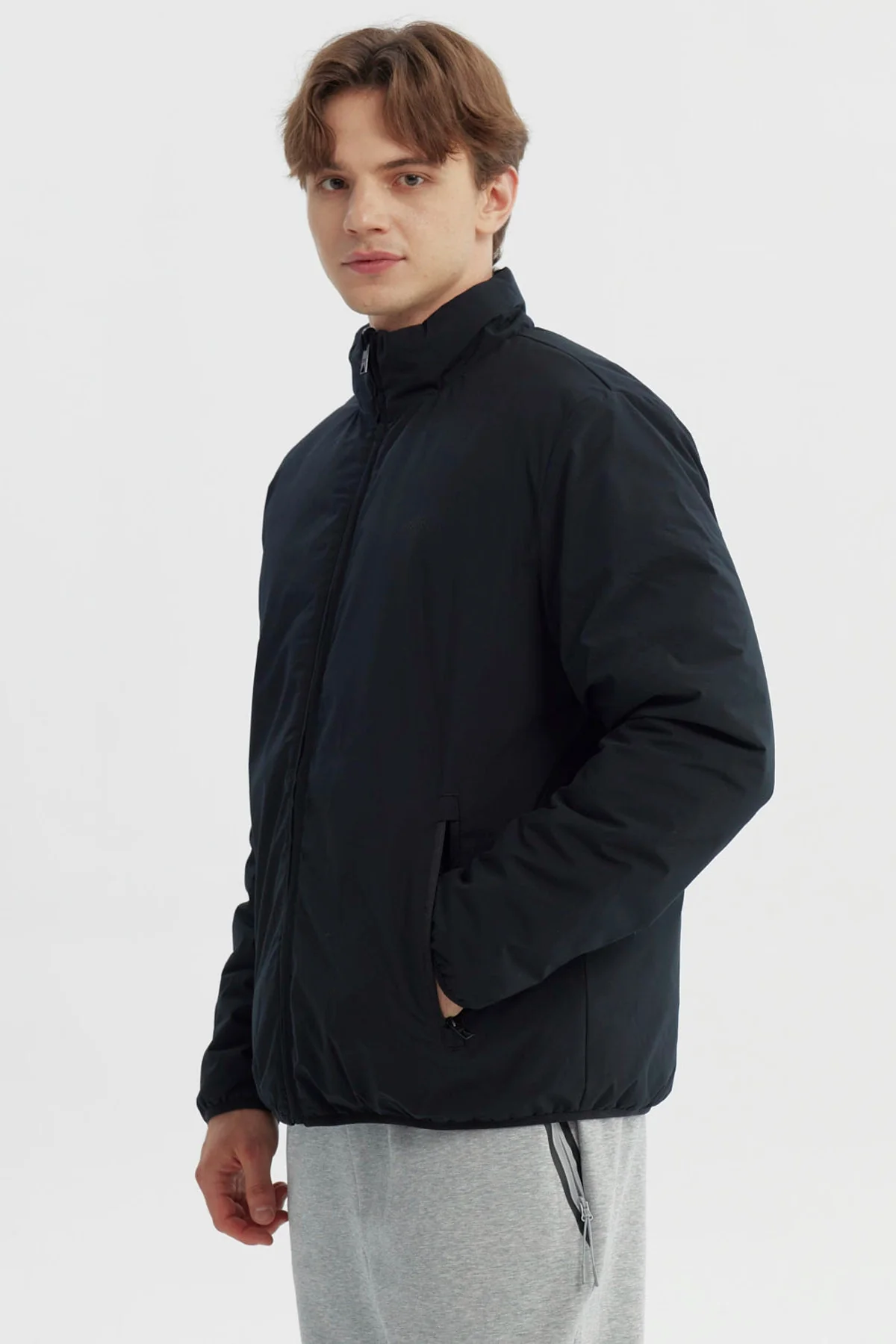 Parka Hombre Slim Reversible Negro - Image 3