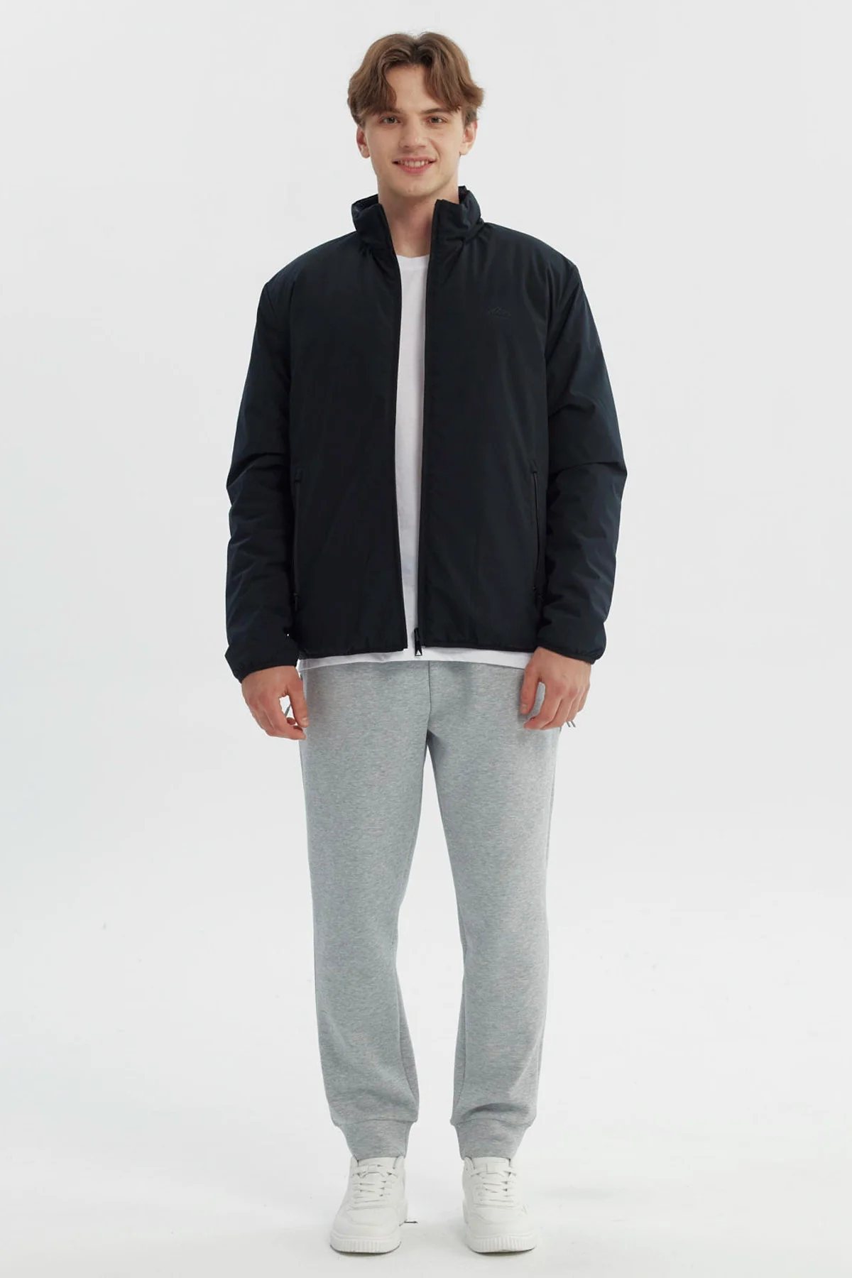 Parka Hombre Slim Reversible Negro - Image 7
