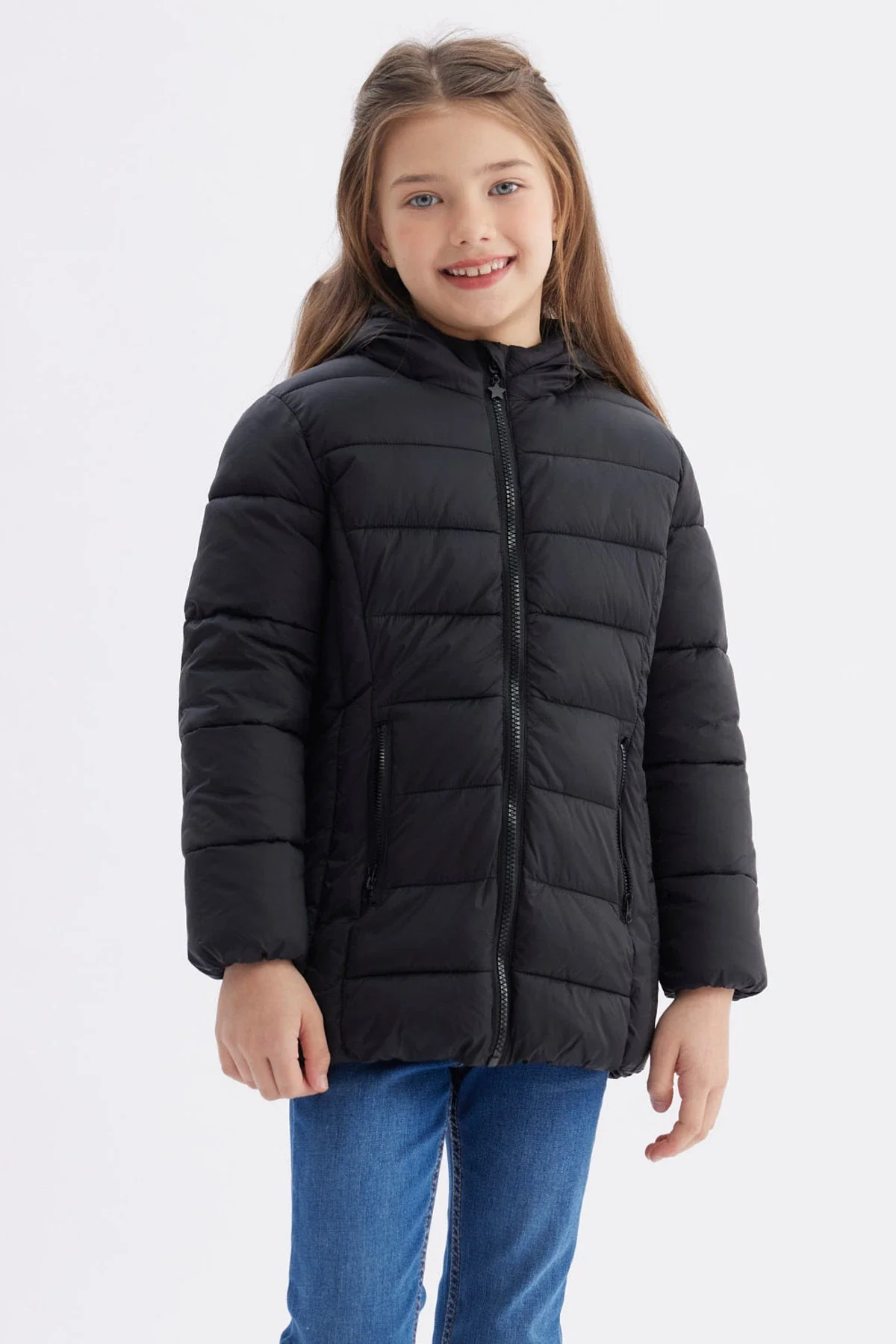 Parka Niña Toddler Negro