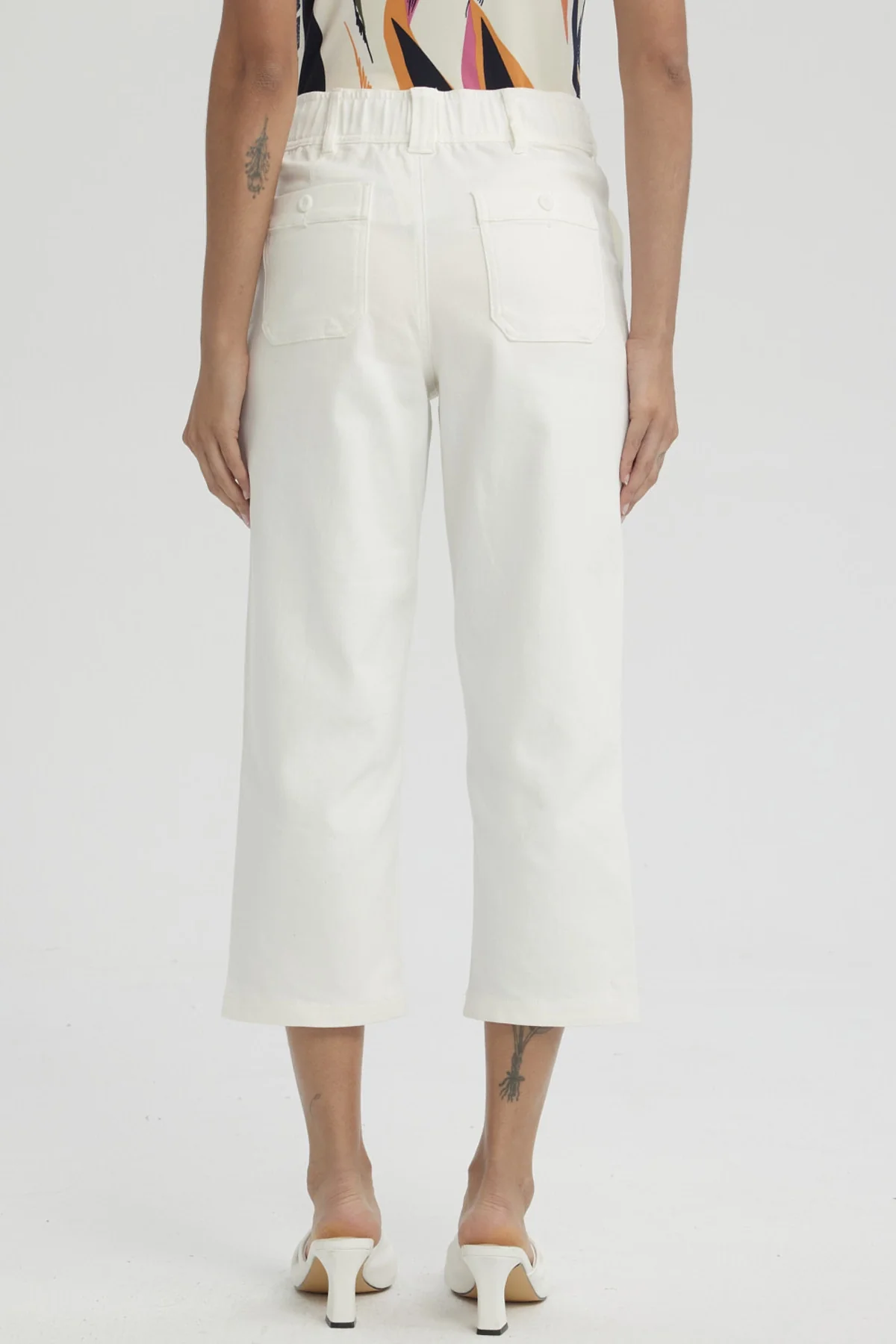 Pescador Mujer Gabardina Bolsillo Cargo Crudo - Image 3