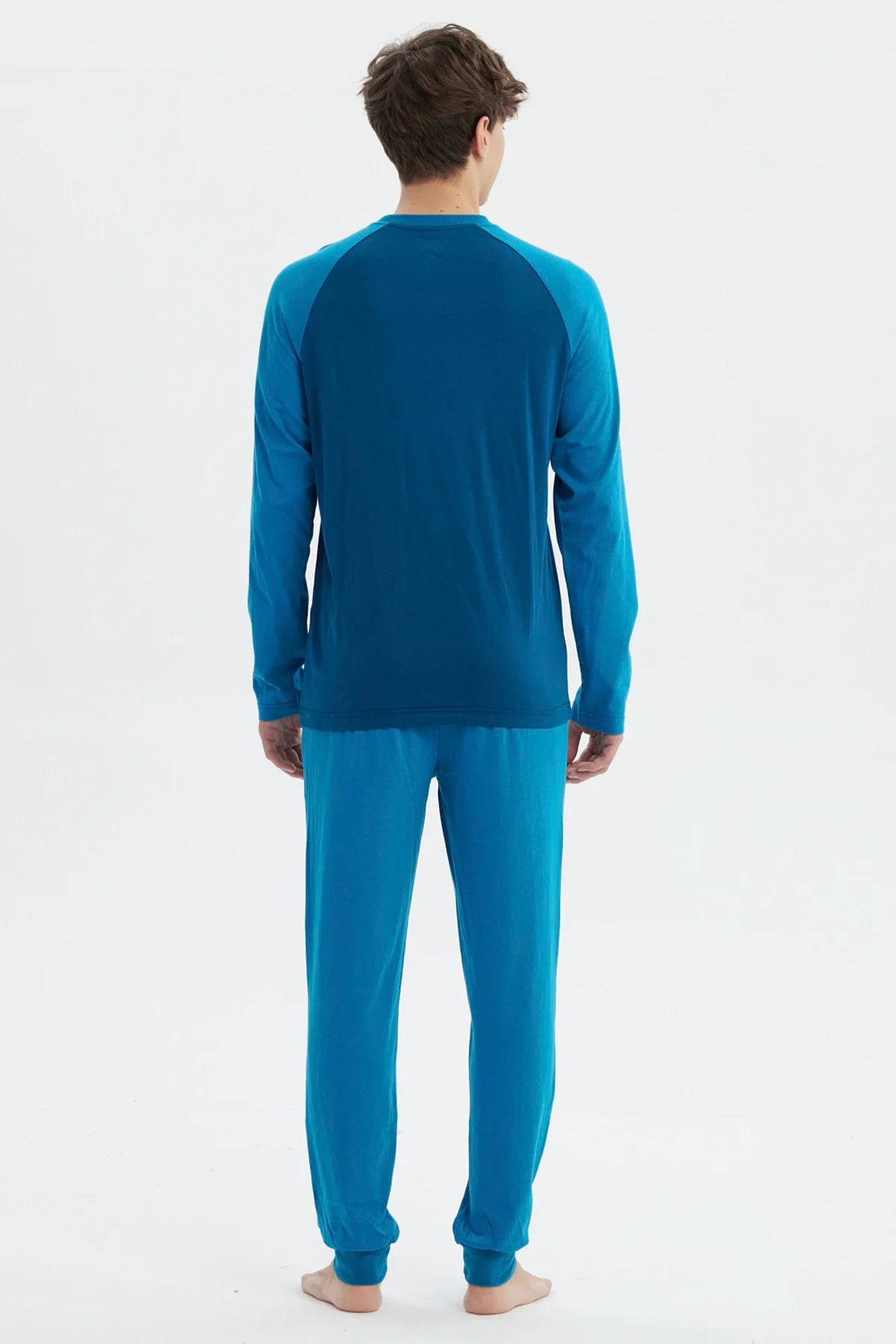 Pijama Hombre Dragon Azul Marino - Image 2