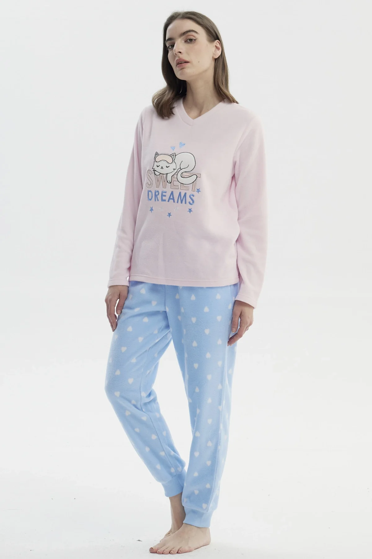 Pijama Mujer Polera Y Pantalón Lila - Image 2